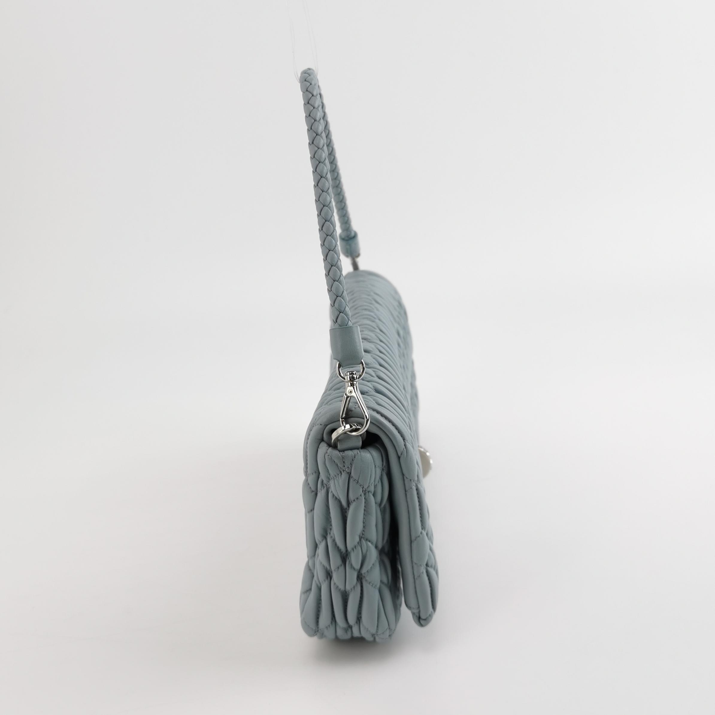 Miu Miu Crystal Clutch Matelasse Leather — photo 4 of 14