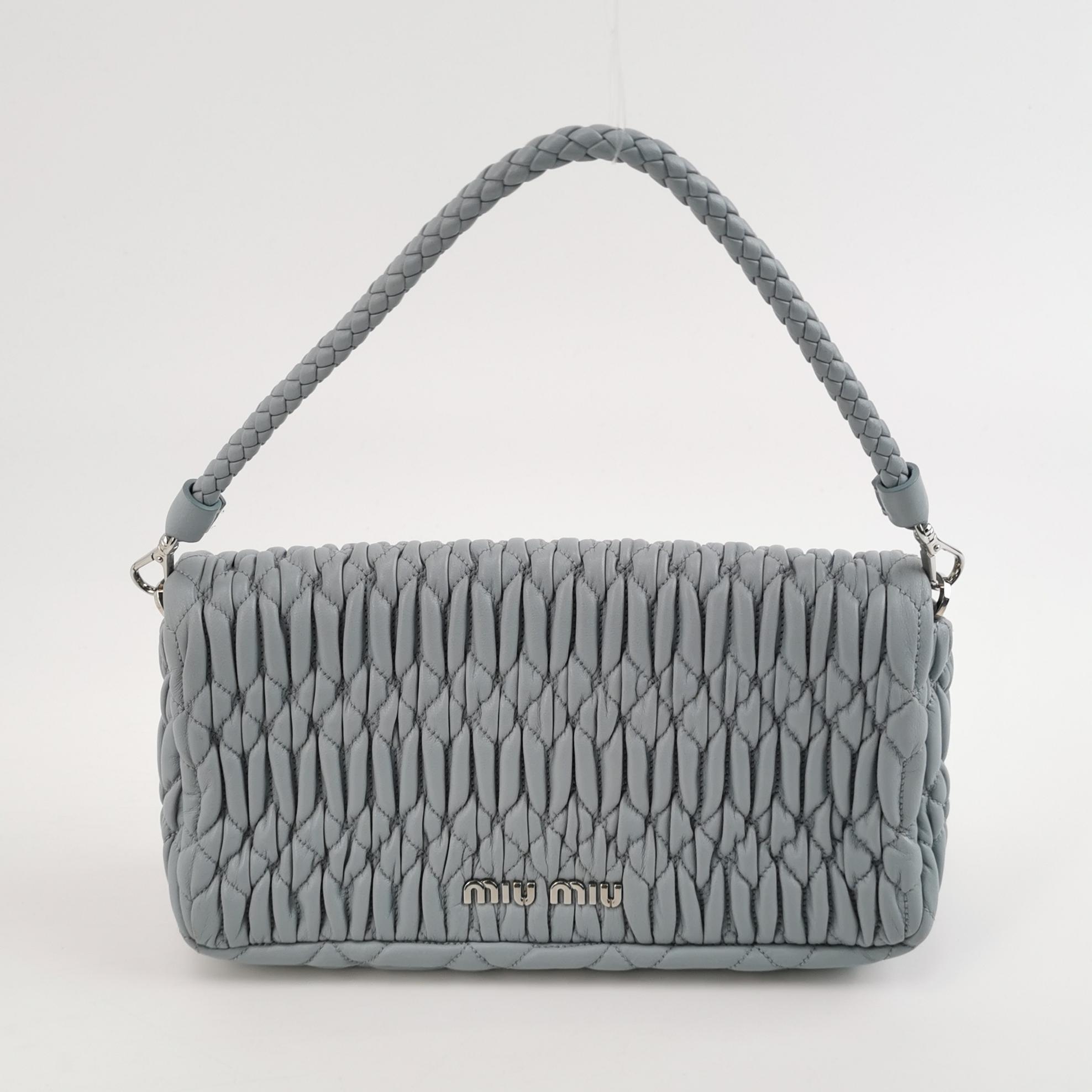 Miu Miu Crystal Clutch Matelasse Leather — photo 5 of 14