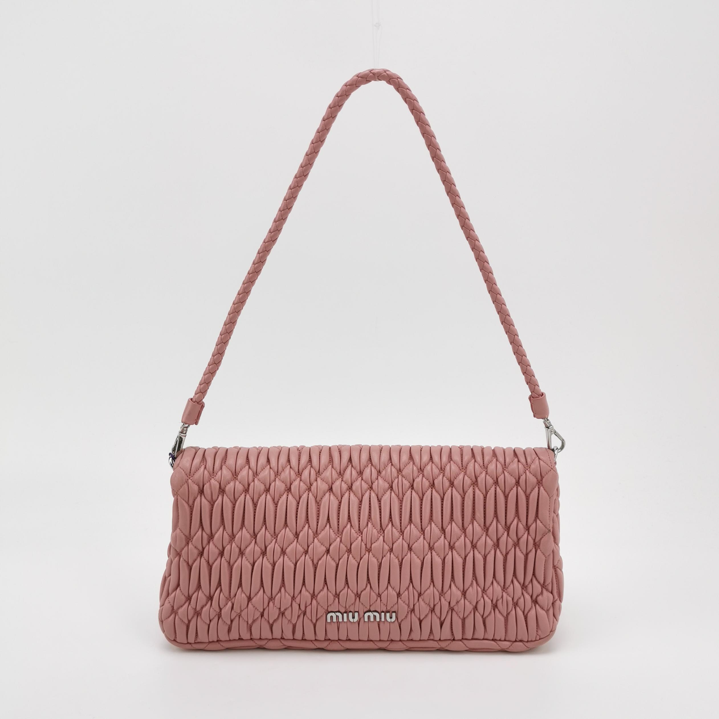 Miu Miu Crystal Clutch Matelasse Leather — photo 5 of 12