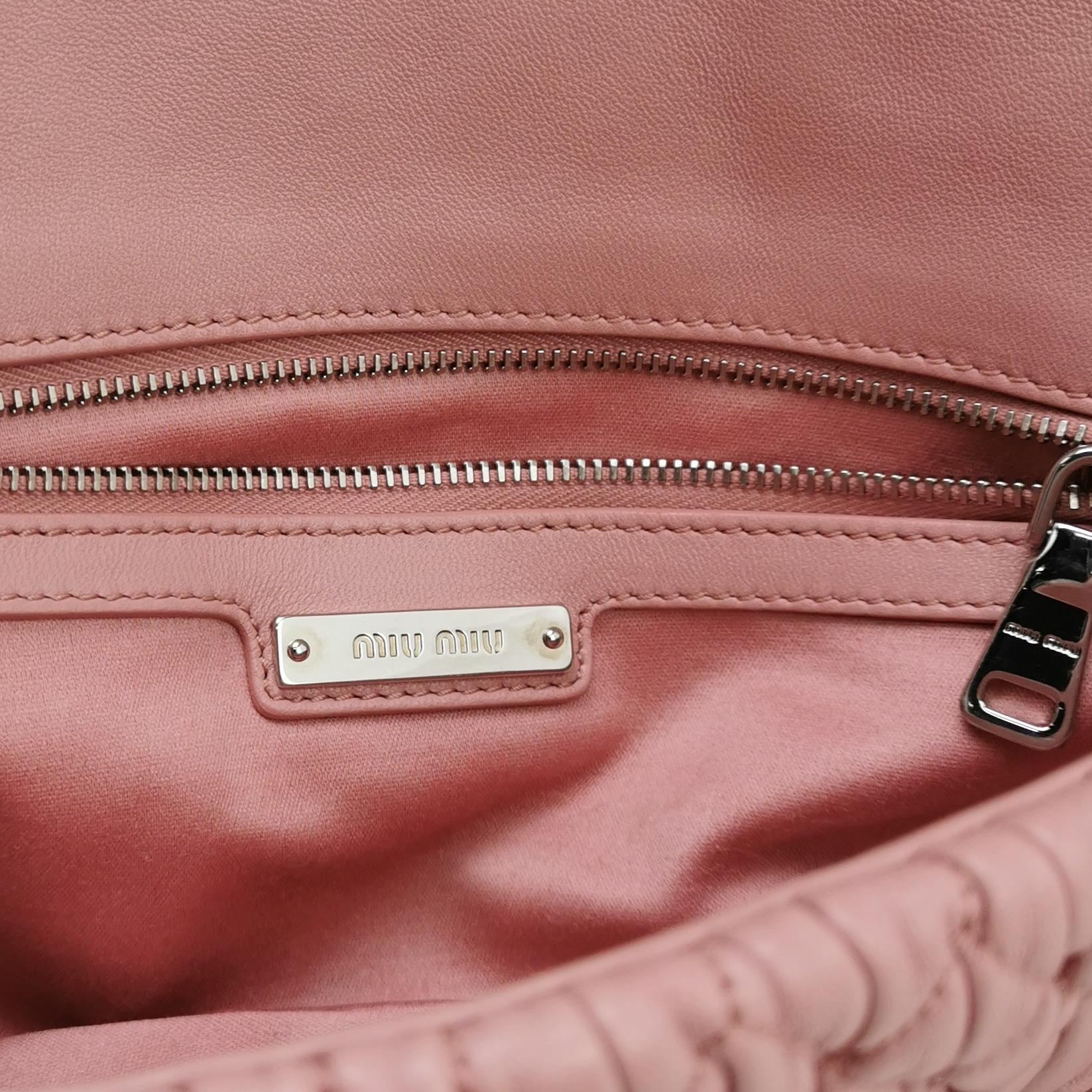 Miu Miu Crystal Clutch Matelasse Leather — photo 7 of 12