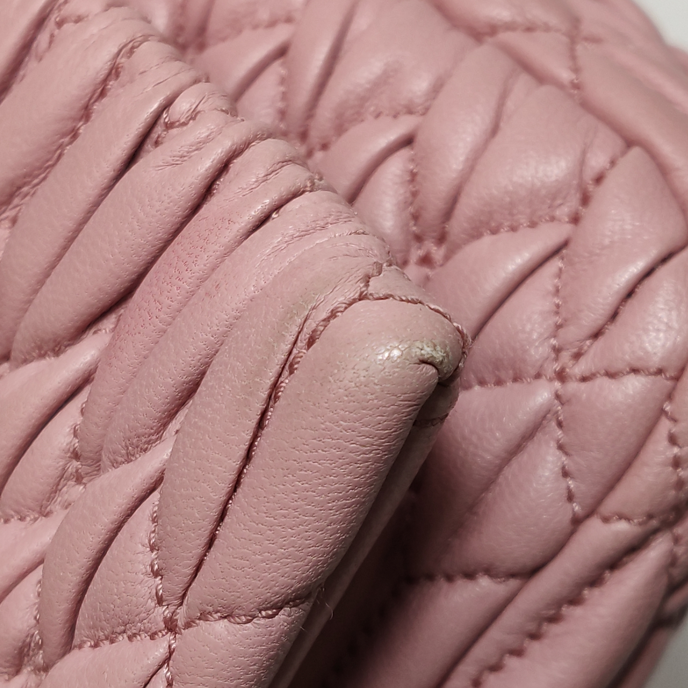 Miu Miu Crystal Clutch Matelasse Leather — photo 10 of 12