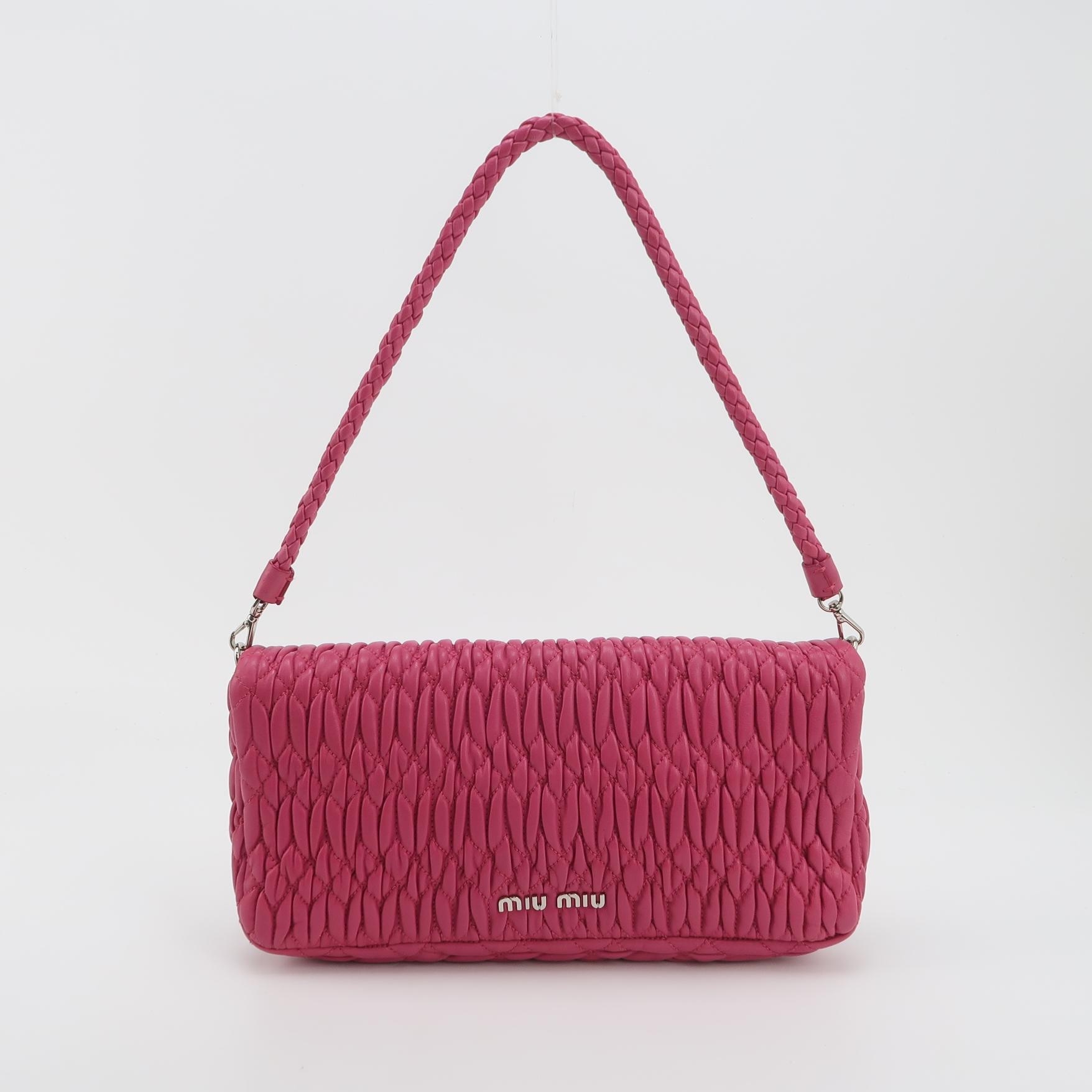 Miu Miu Crystal Clutch Matelasse Leather — photo 5 of 15