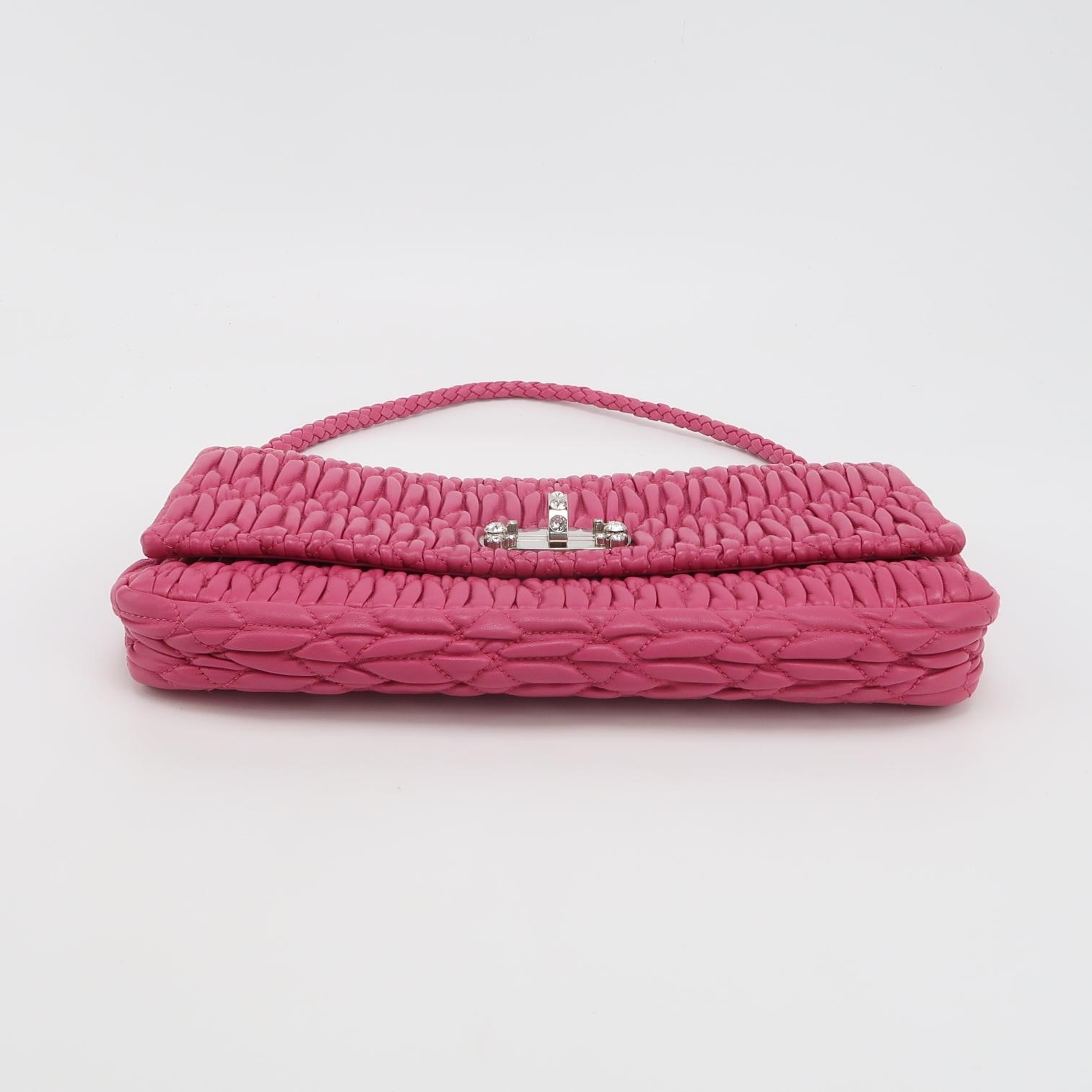 Miu Miu Crystal Clutch Matelasse Leather — photo 6 of 15
