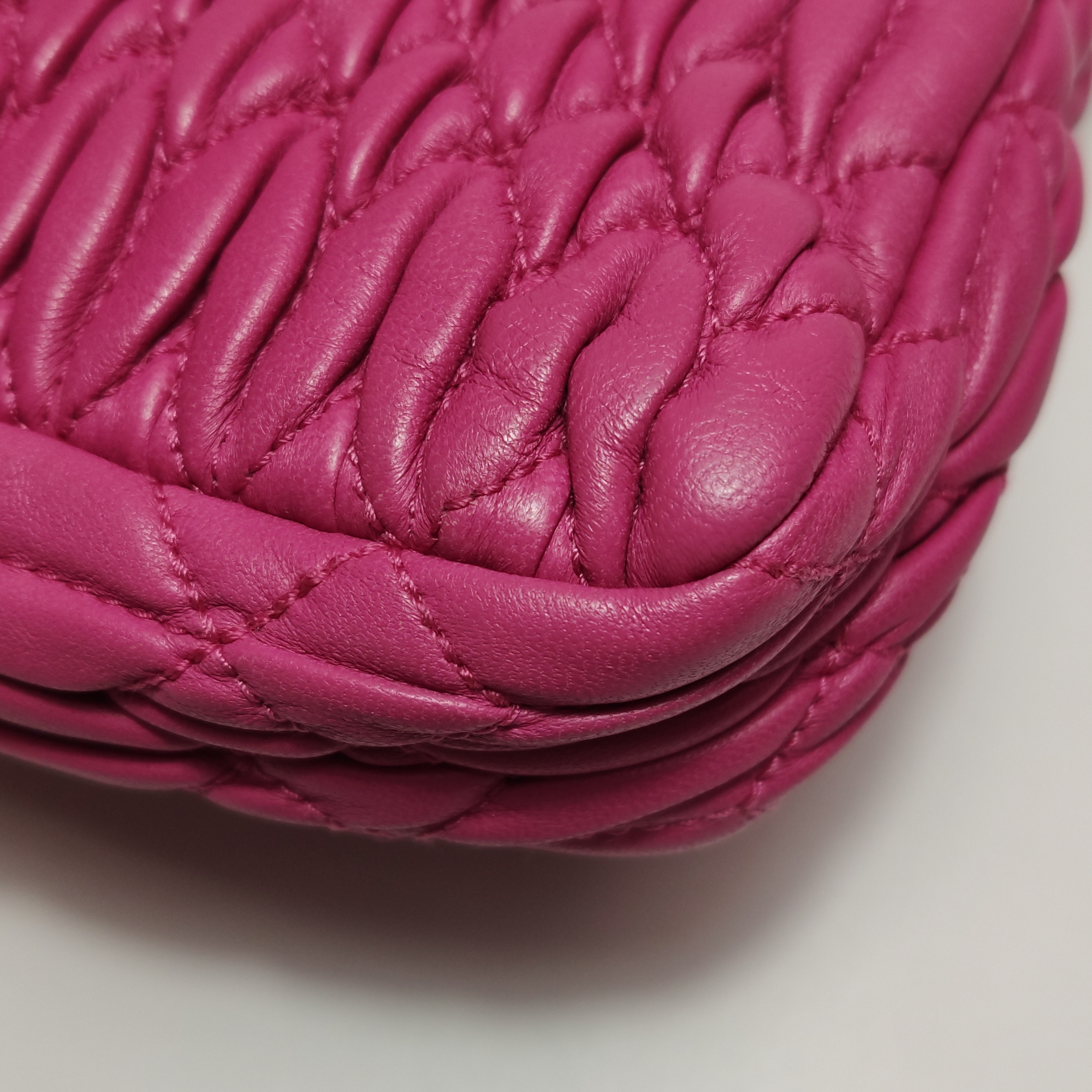 Miu Miu Crystal Clutch Matelasse Leather — photo 12 of 15