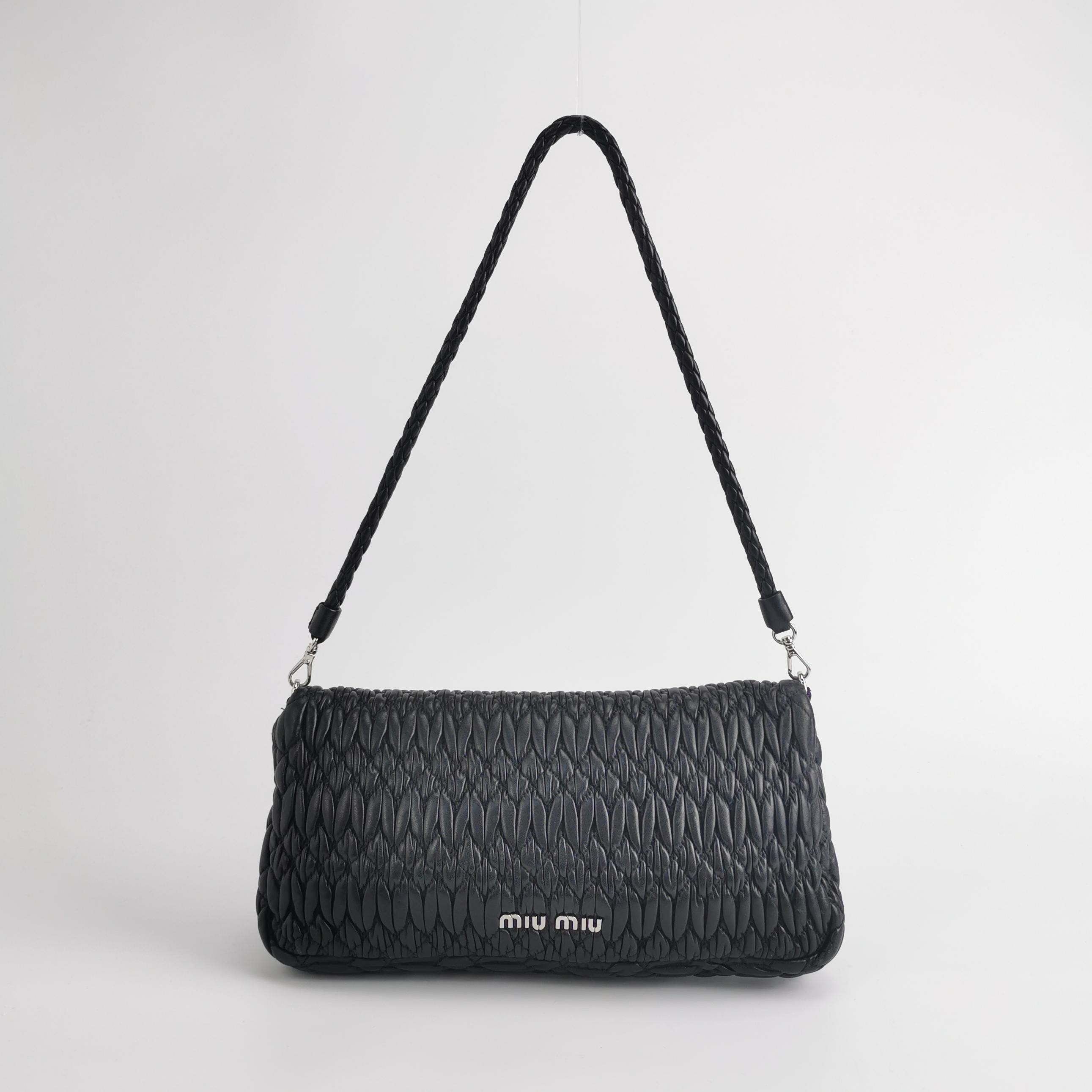 Miu Miu Crystal Clutch Matelasse Leather — photo 5 of 14
