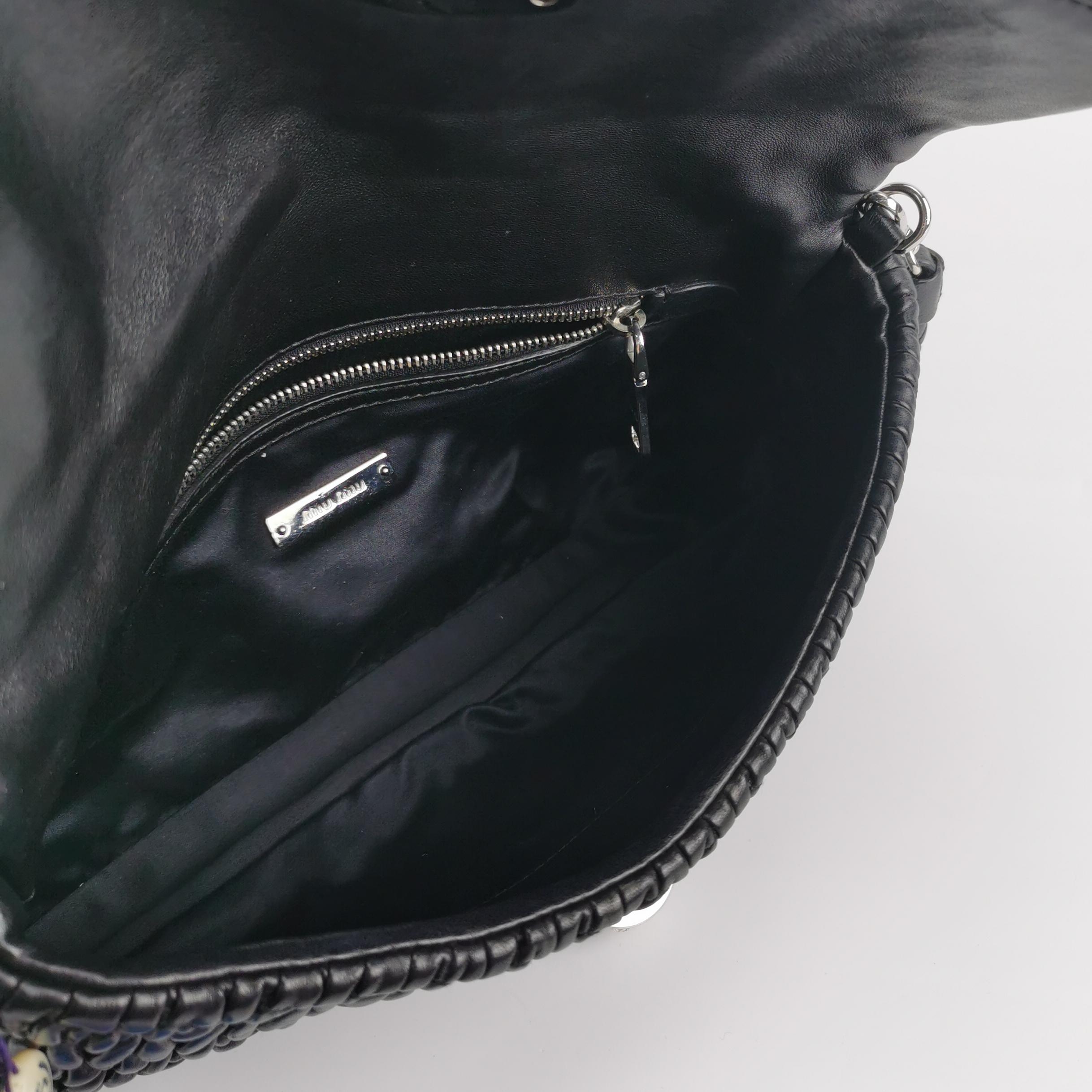 Miu Miu Crystal Clutch Matelasse Leather — photo 7 of 14
