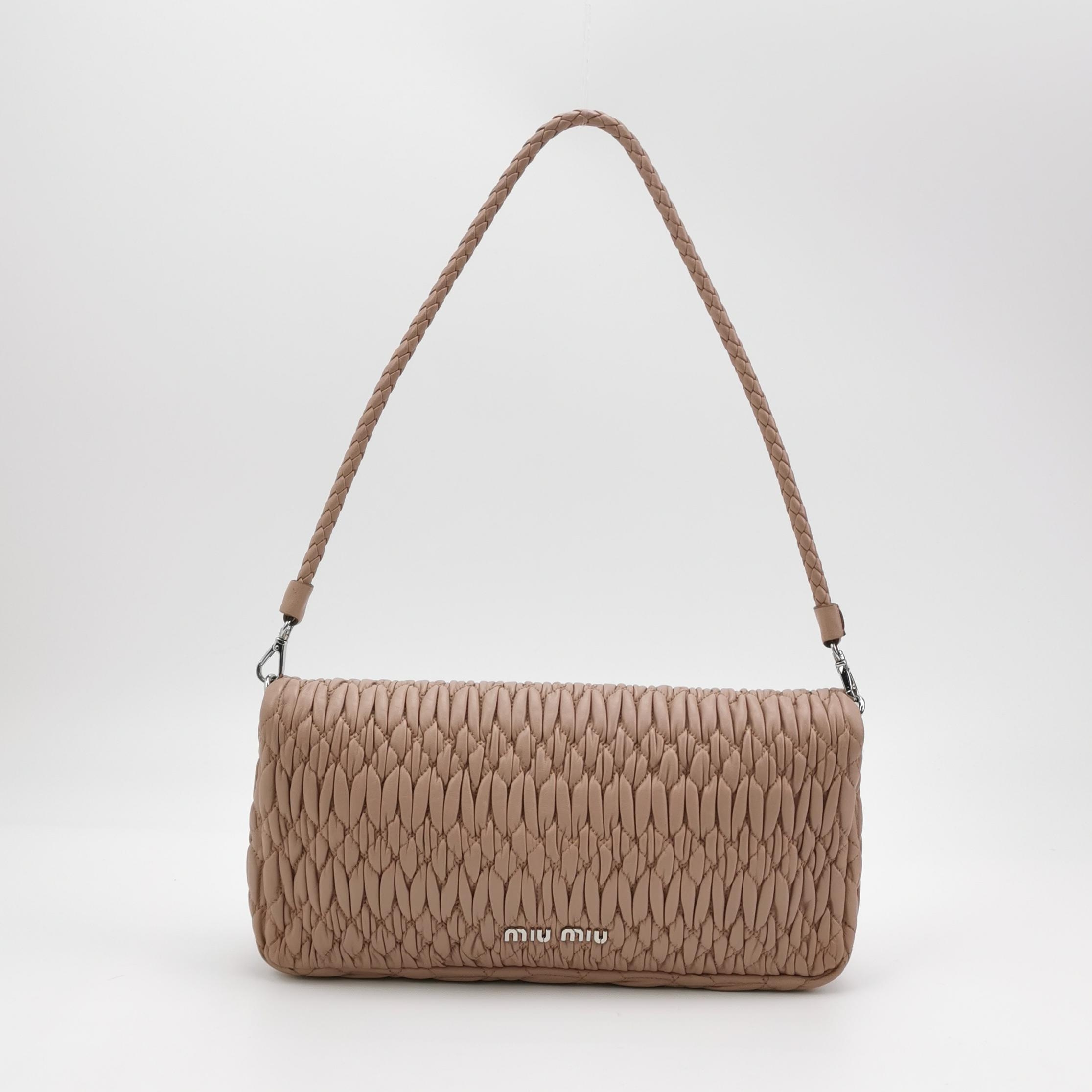 Miu Miu Crystal Clutch Matelasse Leather — photo 5 of 14