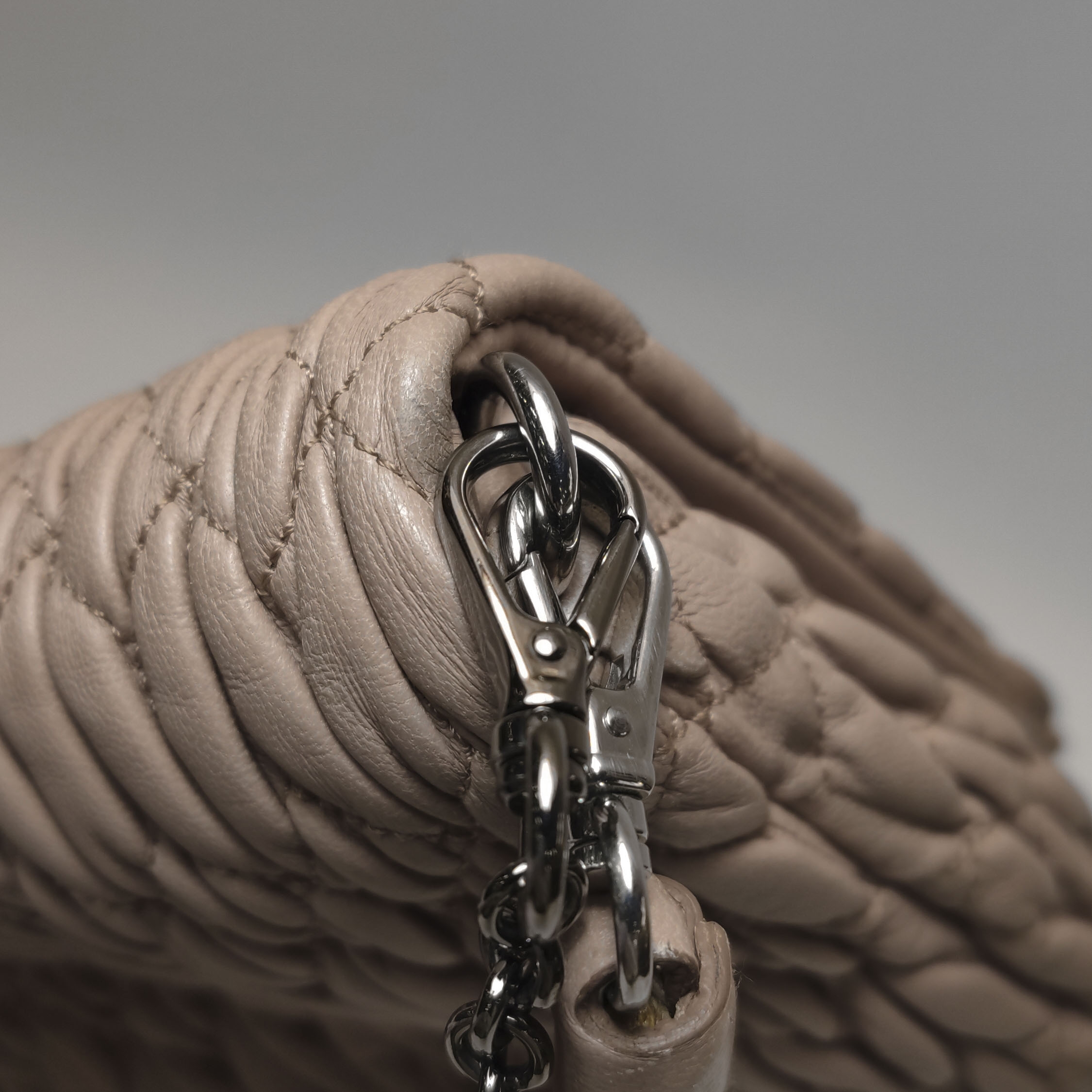 Miu Miu Crystal Clutch Matelasse Leather — photo 13 of 14