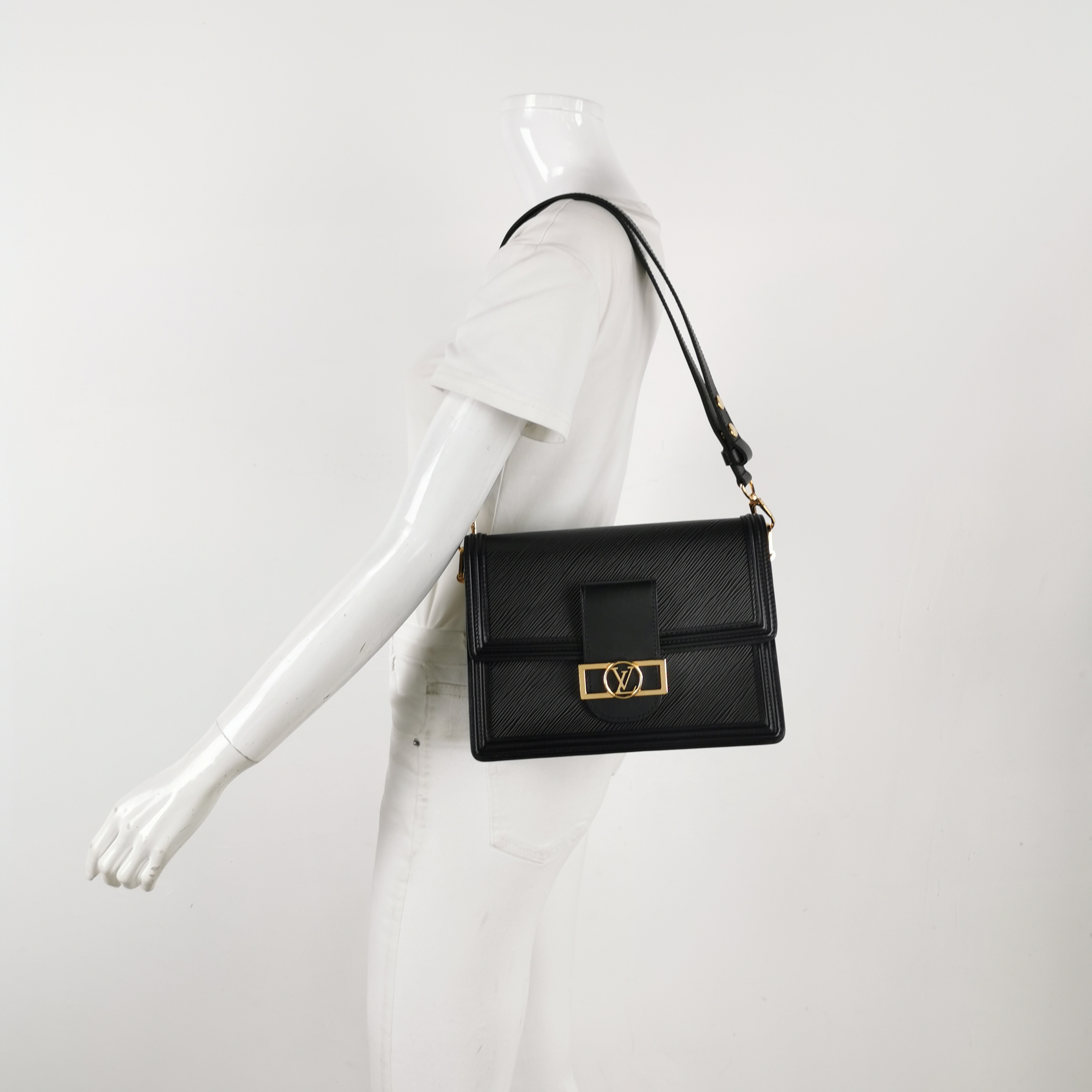 Louis Vuitton(LV) Dauphine Shoulder Bag Epi Leather Medium — alternate view