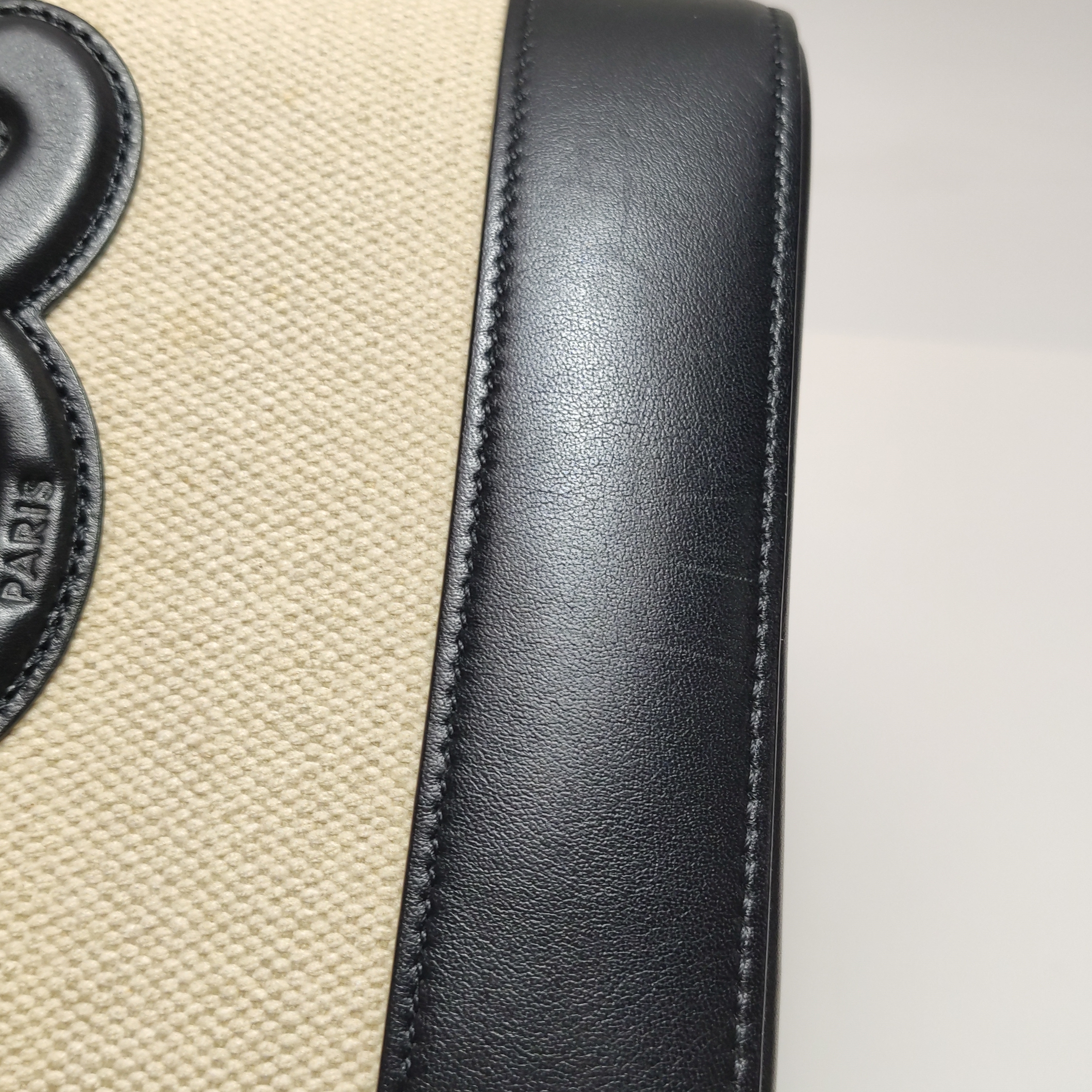 Celine Cuir Triomphe Bucket Bag Canvas Leather Small — photo 10 of 15
