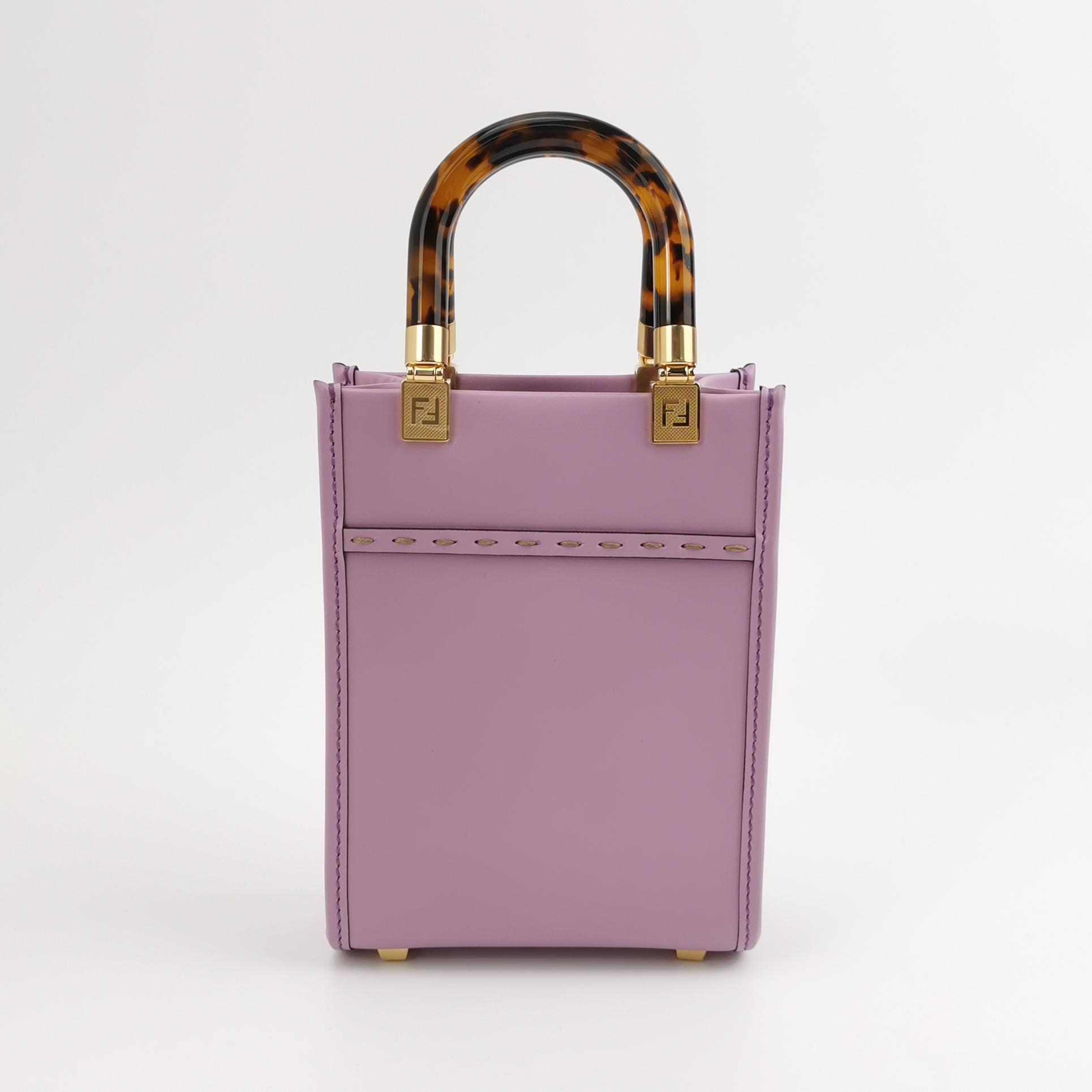 Fendi Sunshine Shopper Tote Leather Mini — photo 5 of 12