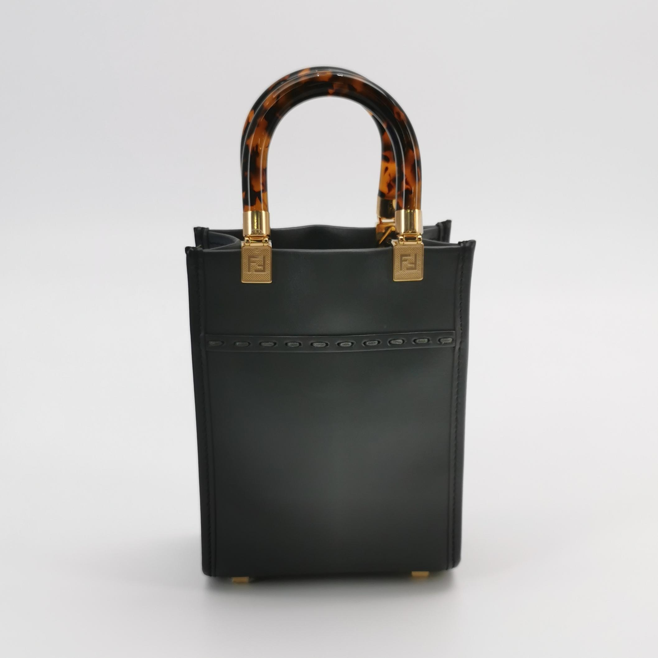 Fendi Sunshine Shopper Tote Leather Mini — photo 5 of 14