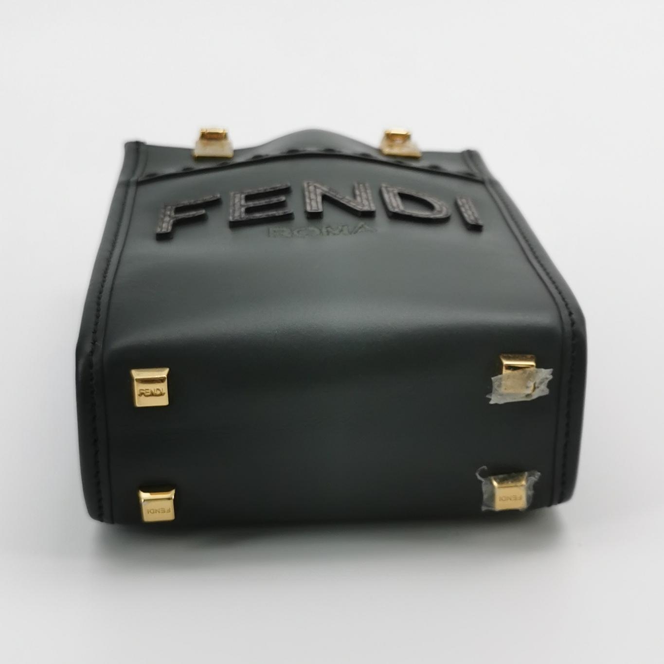 Fendi Sunshine Shopper Tote Leather Mini — photo 6 of 14