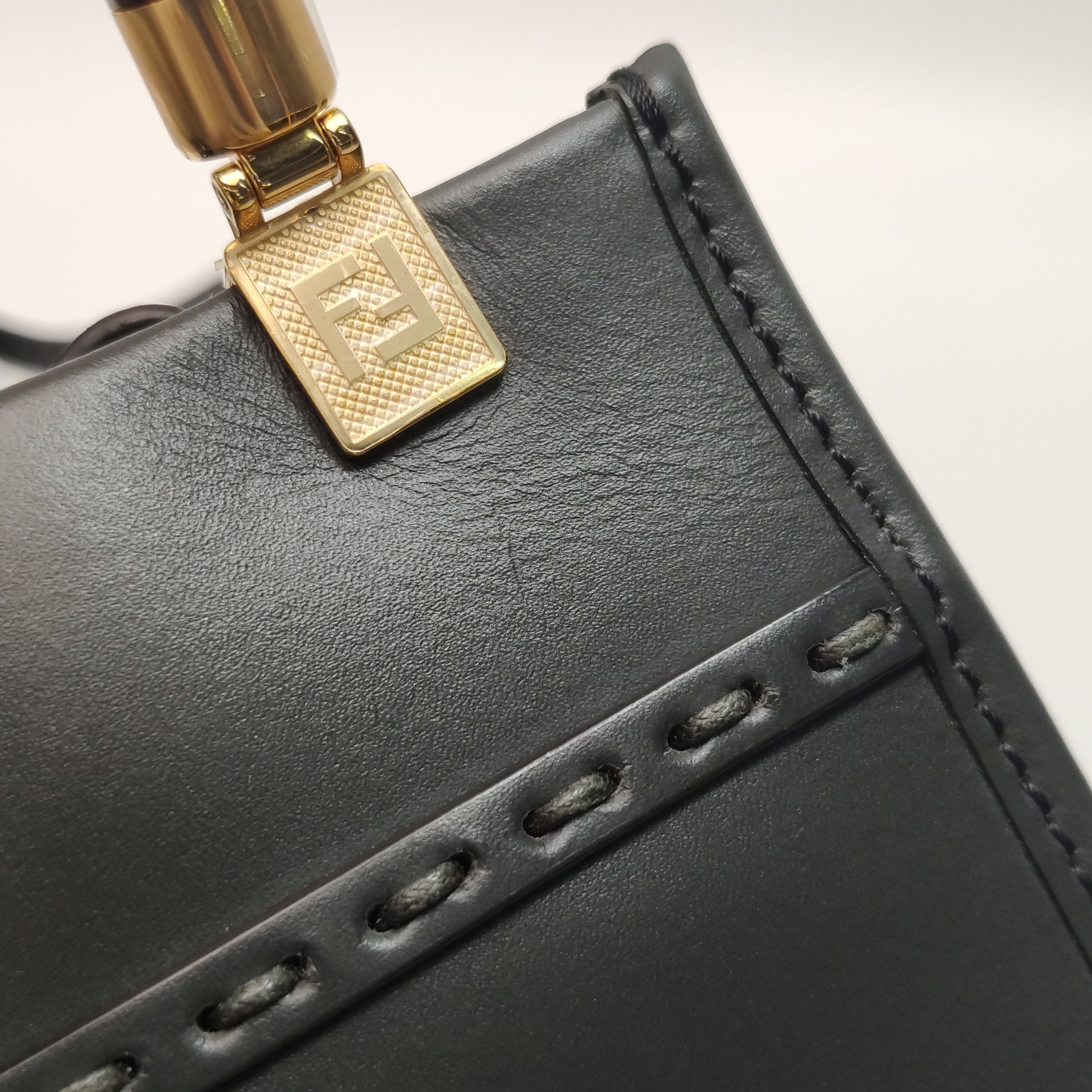 Fendi Sunshine Shopper Tote Leather Mini — photo 12 of 14