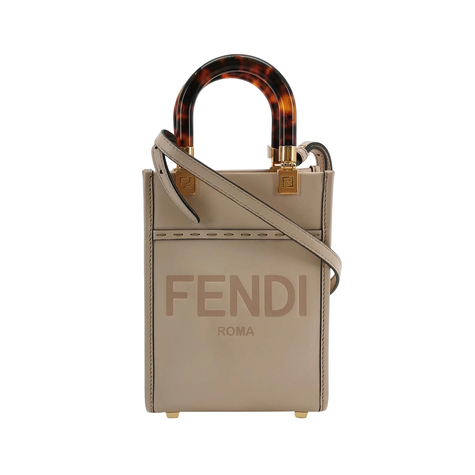 Fendi Sunshine Shopper Tote Leather Mini — photo 1 of 16