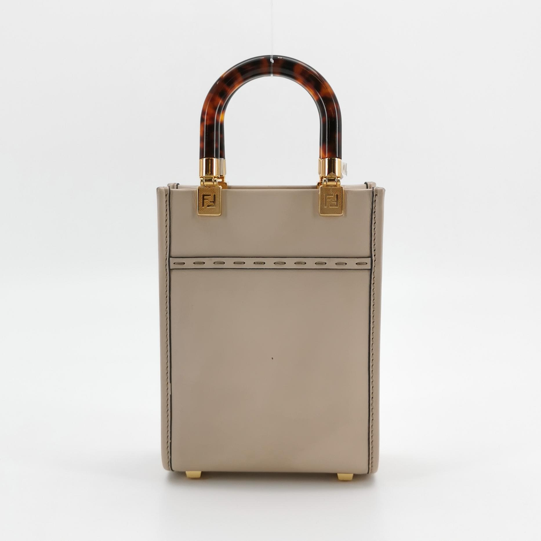 Fendi Sunshine Shopper Tote Leather Mini — photo 5 of 16