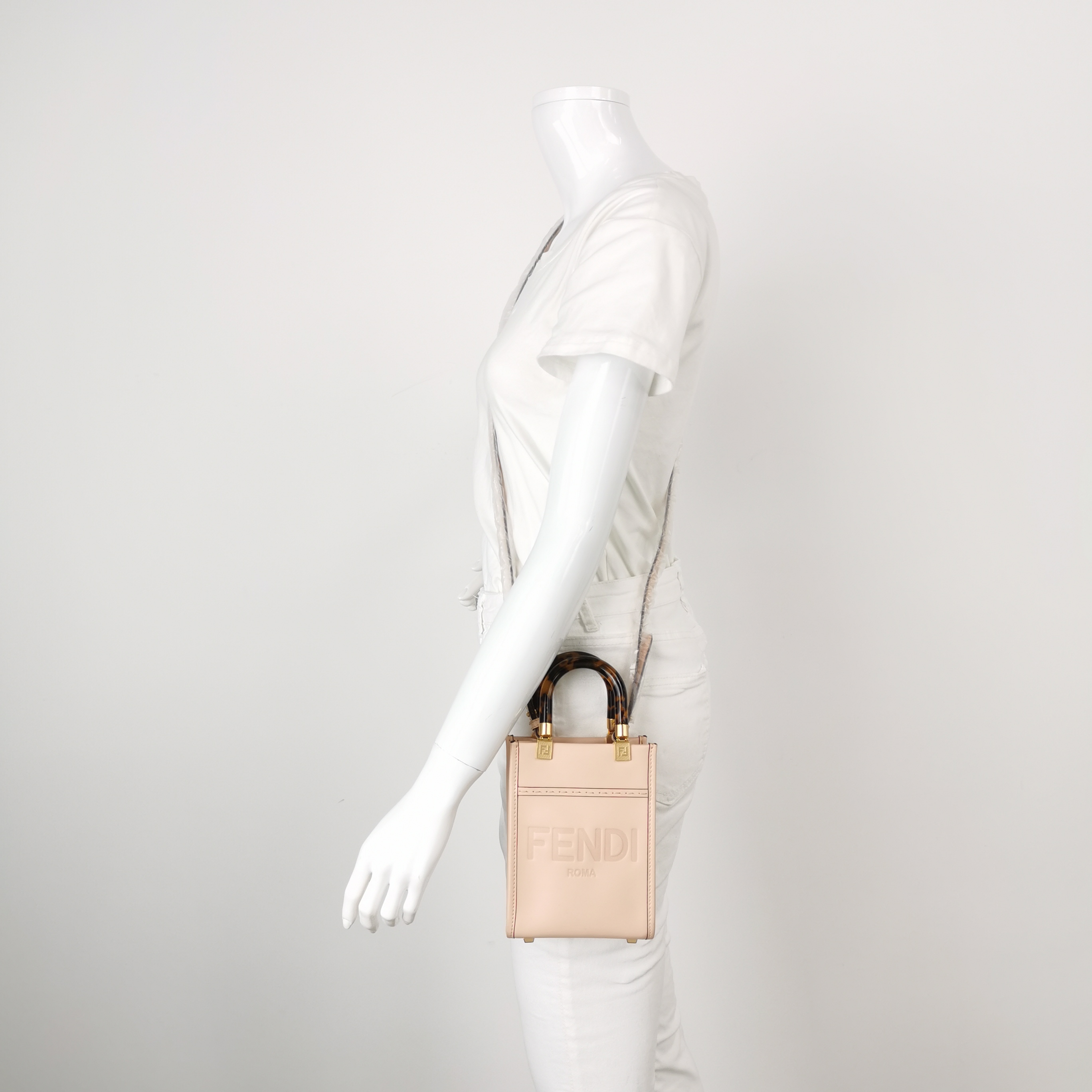 Fendi Sunshine Shopper Tote Leather Mini — alternate view