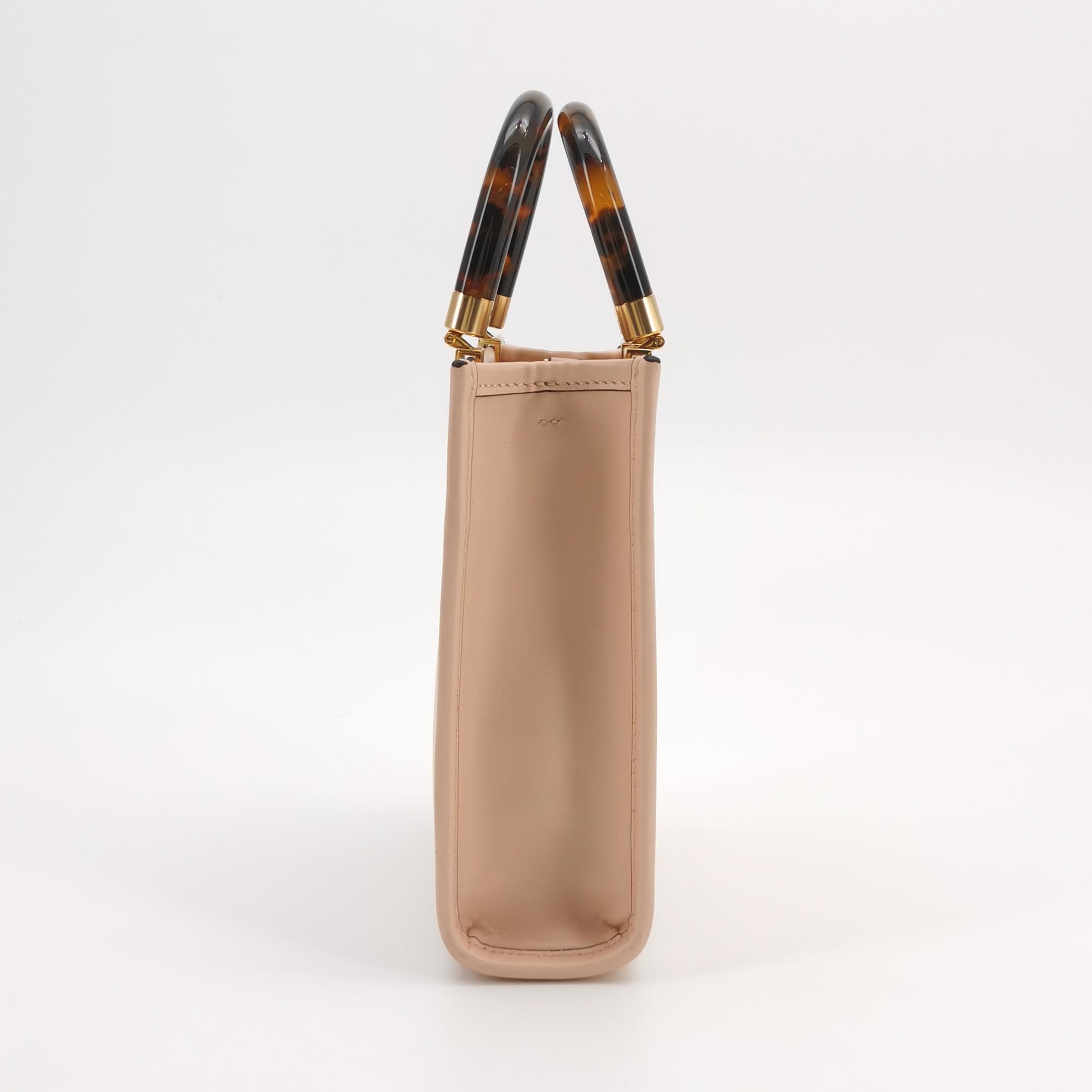Fendi Sunshine Shopper Tote Leather Mini — photo 4 of 14