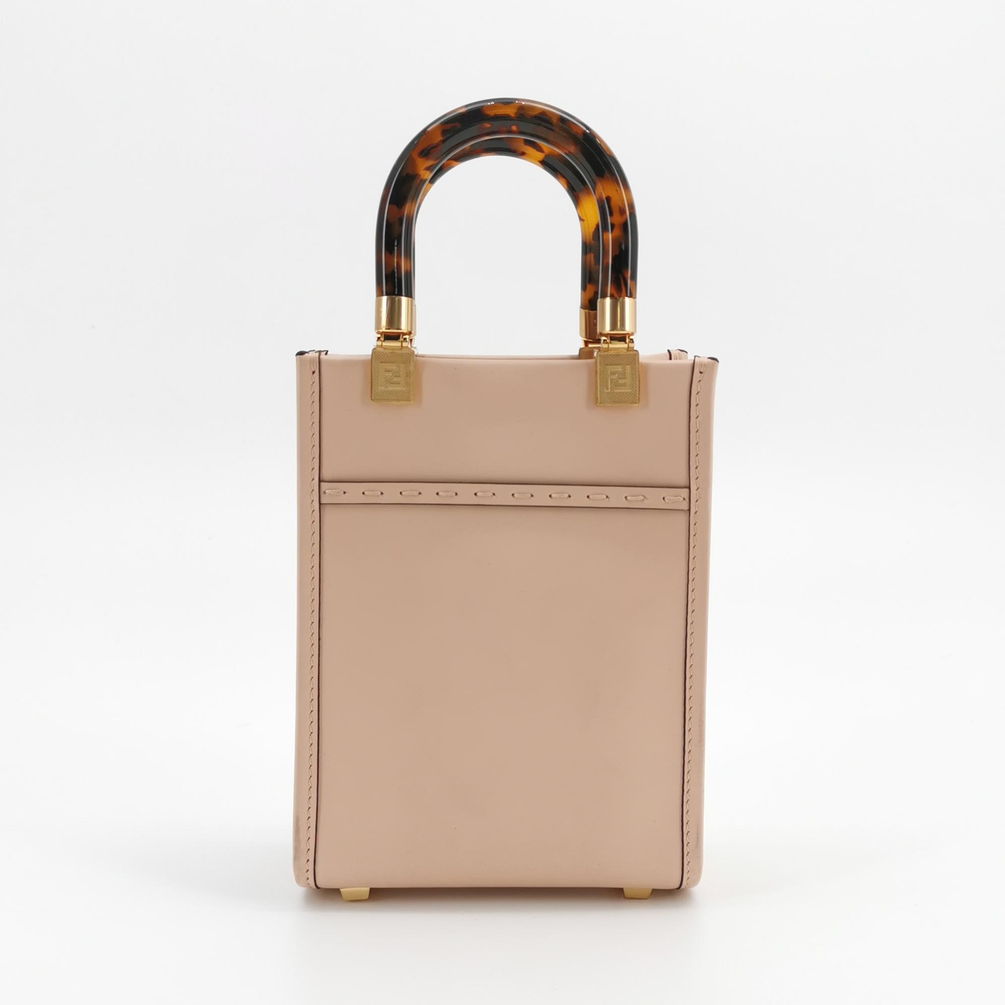 Fendi Sunshine Shopper Tote Leather Mini — photo 6 of 14