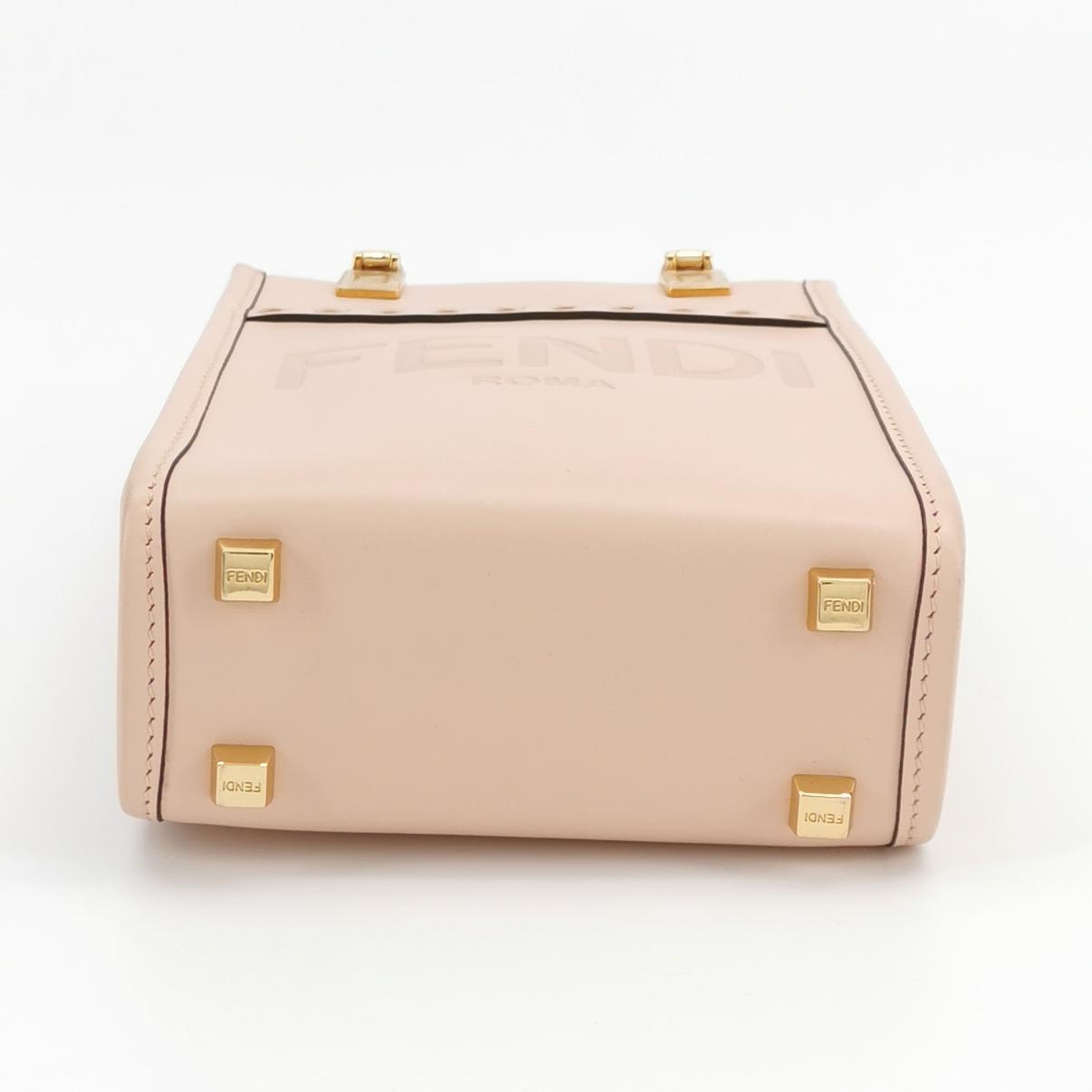 Fendi Sunshine Shopper Tote Leather Mini — photo 5 of 14