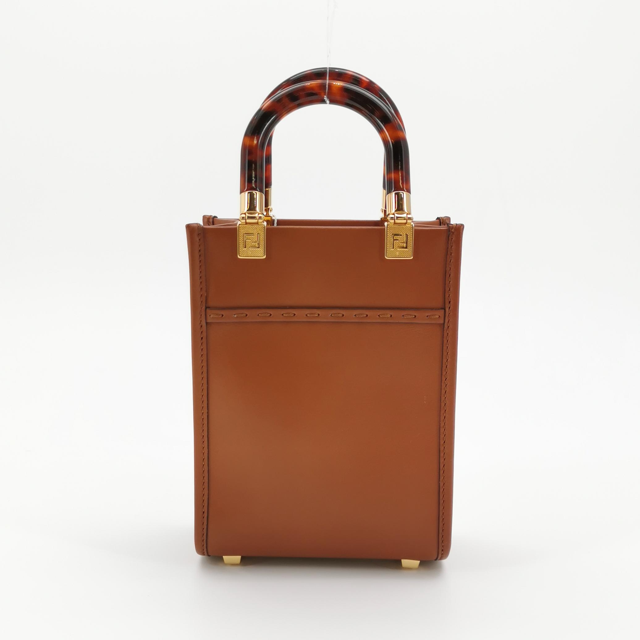 Fendi Sunshine Shopper Tote Leather Mini — photo 5 of 16
