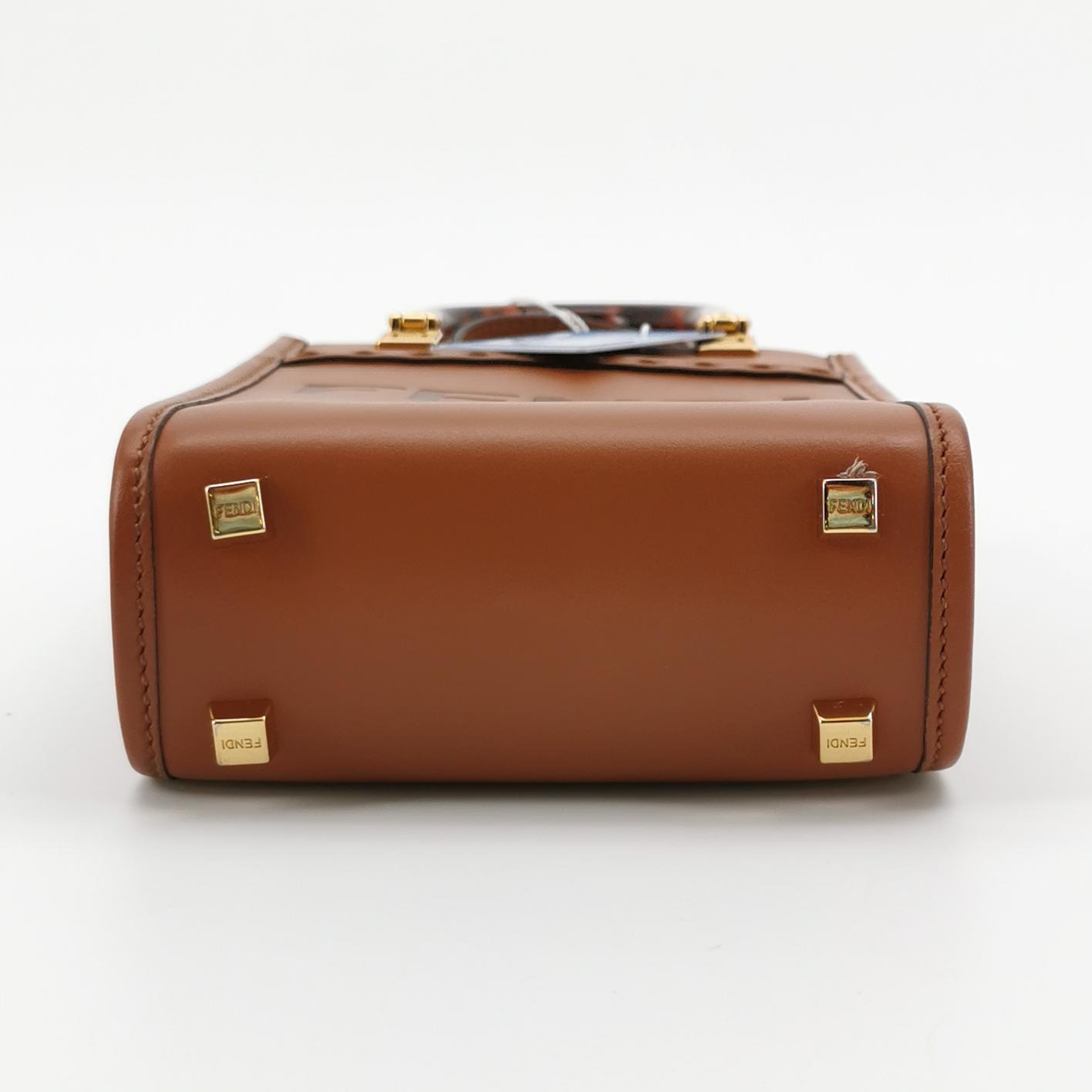 Fendi Sunshine Shopper Tote Leather Mini — photo 6 of 16