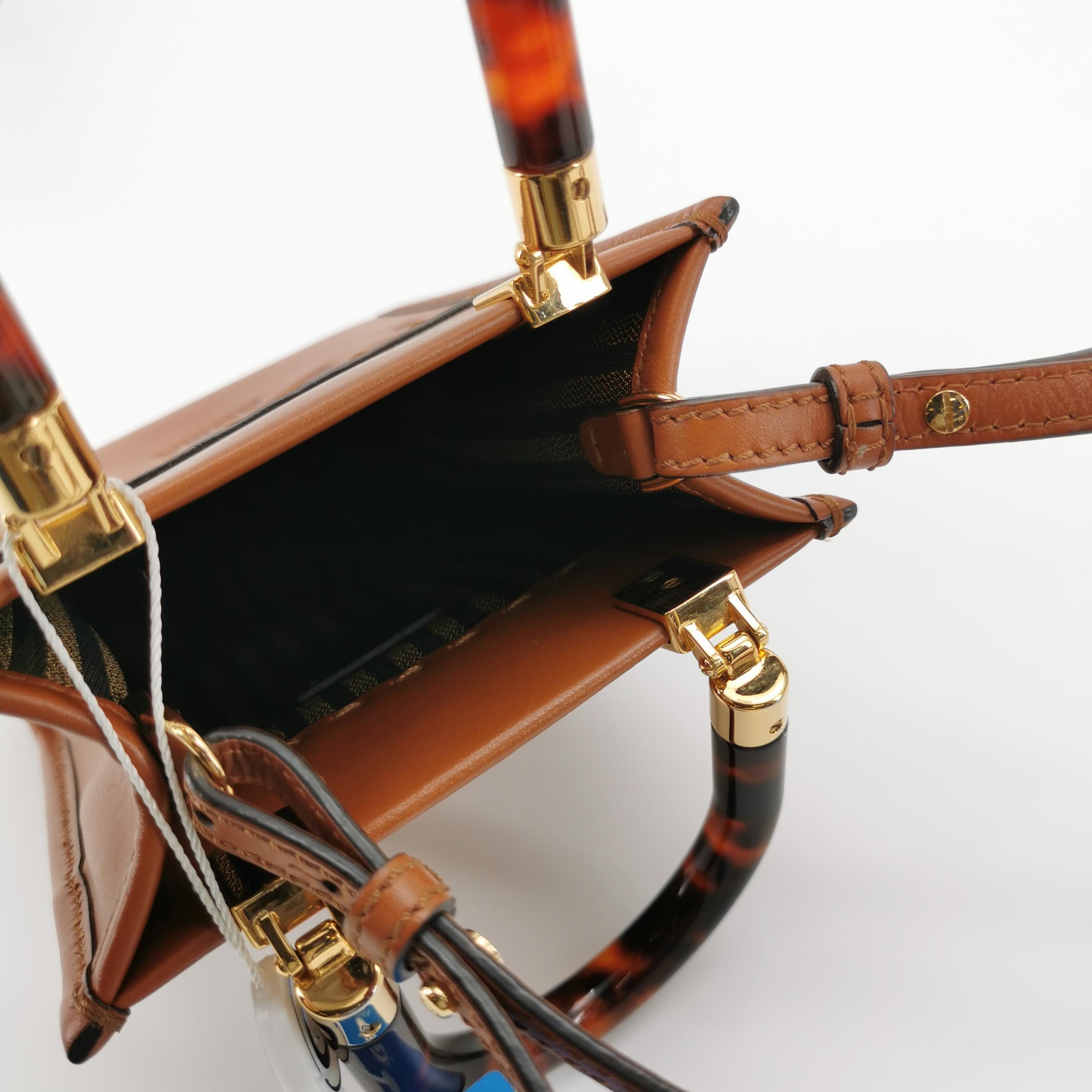 Fendi Sunshine Shopper Tote Leather Mini — photo 9 of 16