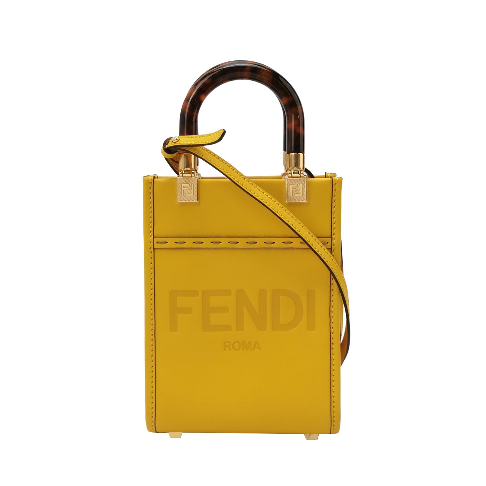 Fendi Sunshine Shopper Tote Leather Mini — photo 1 of 13