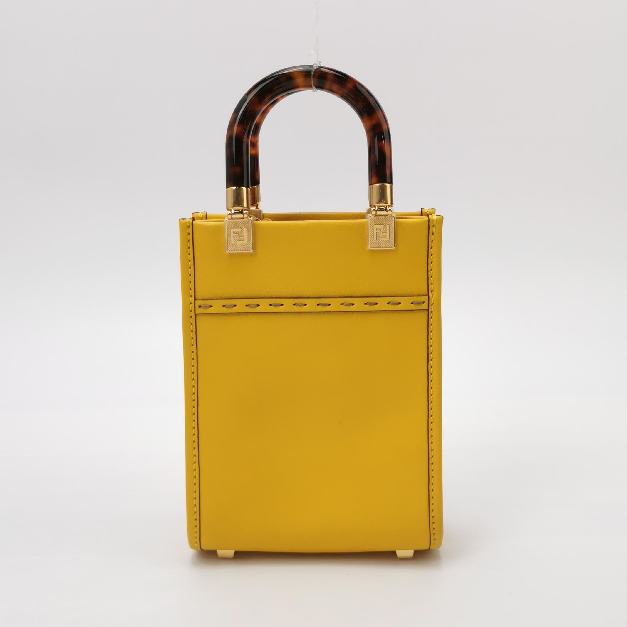 Fendi Sunshine Shopper Tote Leather Mini — photo 5 of 13