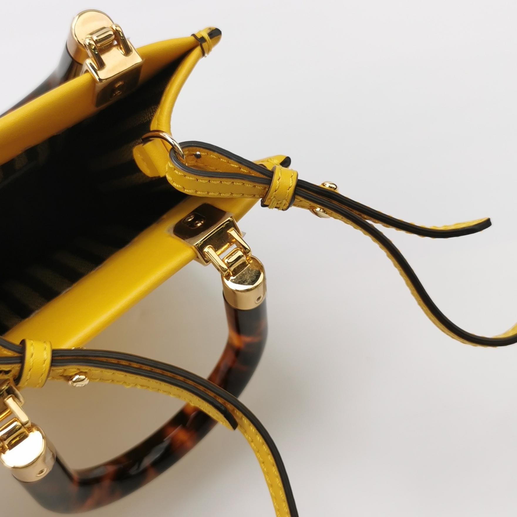 Fendi Sunshine Shopper Tote Leather Mini — photo 11 of 13