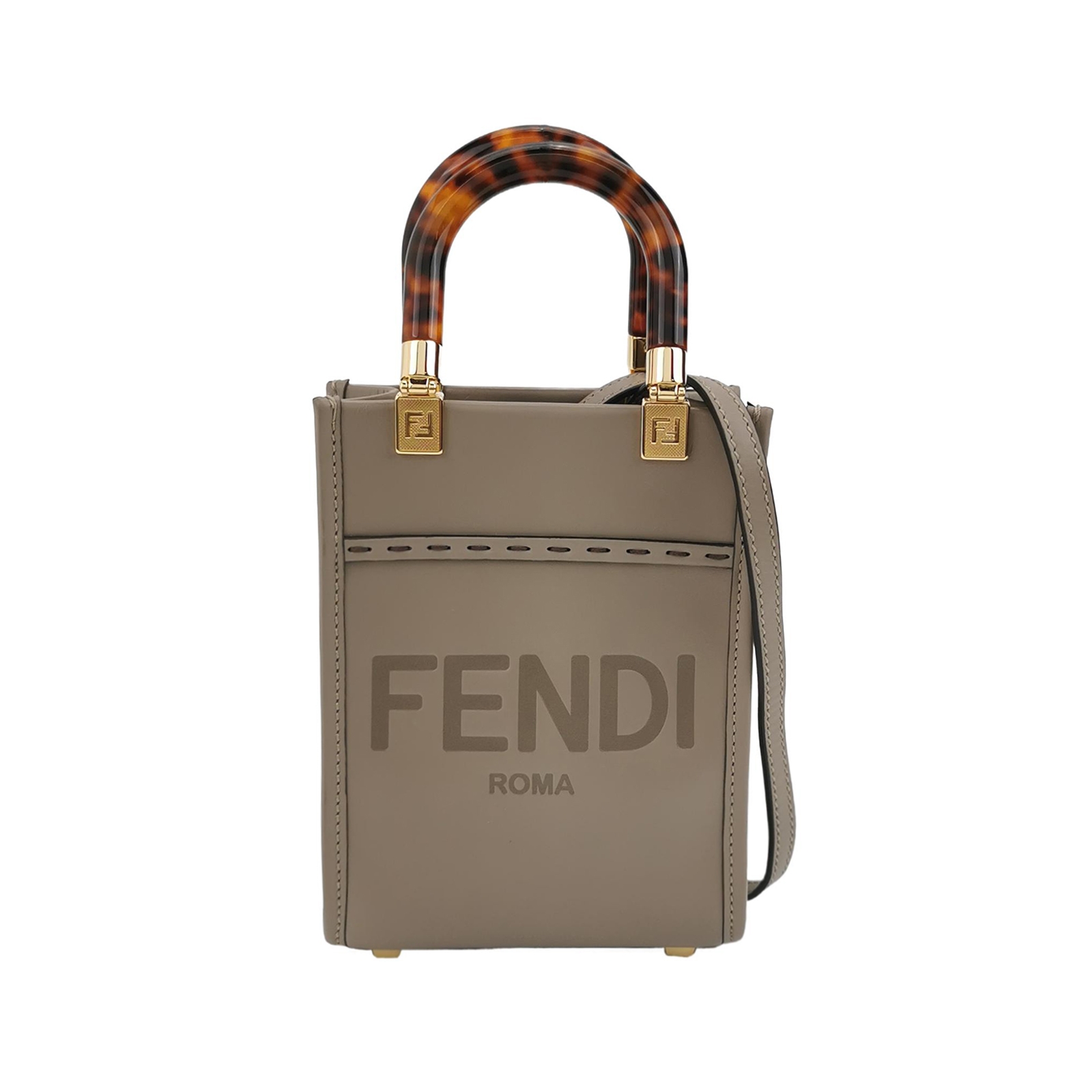 Fendi Sunshine Shopper Tote Leather Mini — photo 1 of 14