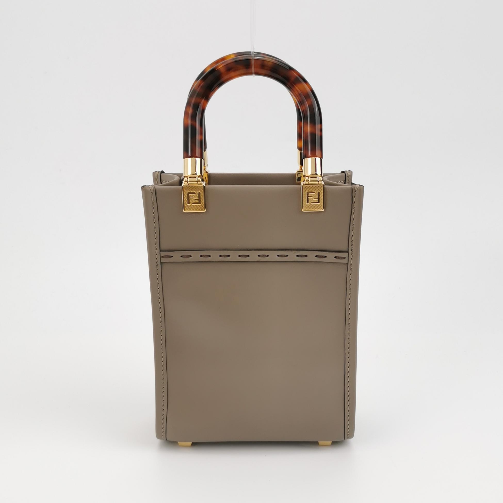 Fendi Sunshine Shopper Tote Leather Mini — photo 5 of 14