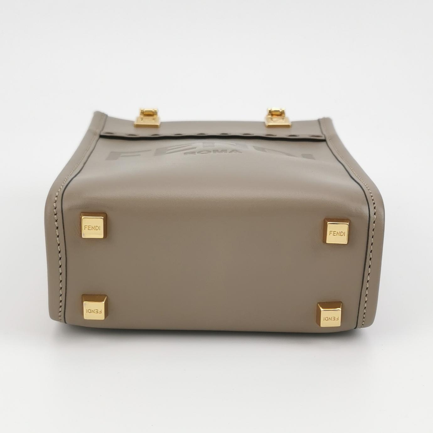 Fendi Sunshine Shopper Tote Leather Mini — photo 6 of 14