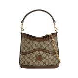  Gucci Retro Interlocking G Hobo GG Coated Canvas — thumbnail 1