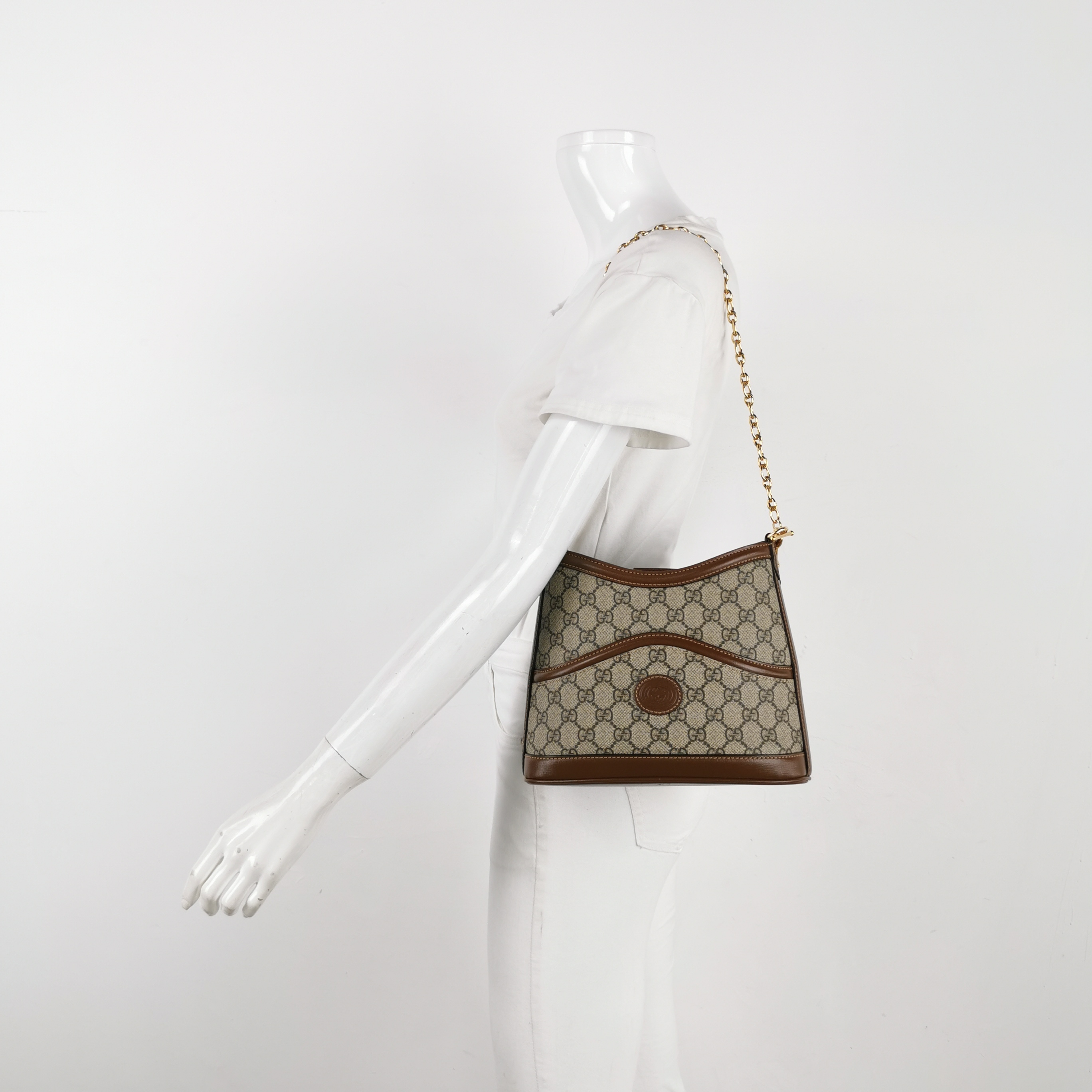  Gucci Retro Interlocking G Hobo GG Coated Canvas — alternate view