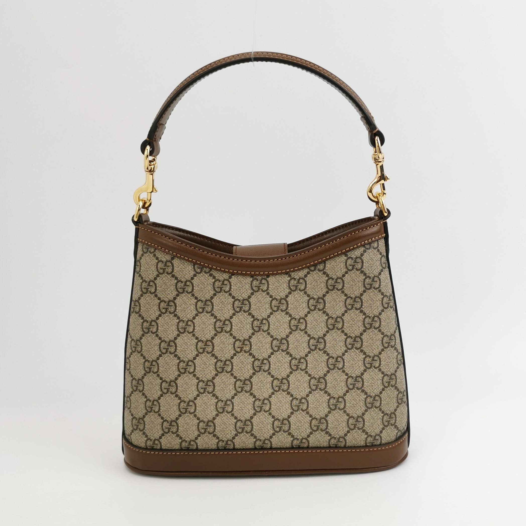  Gucci Retro Interlocking G Hobo GG Coated Canvas — photo 5 of 15
