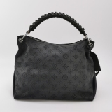 Louis Vuitton(LV) Braided Handle Beaubourg Hobo Mahina Leather MM — thumbnail 5
