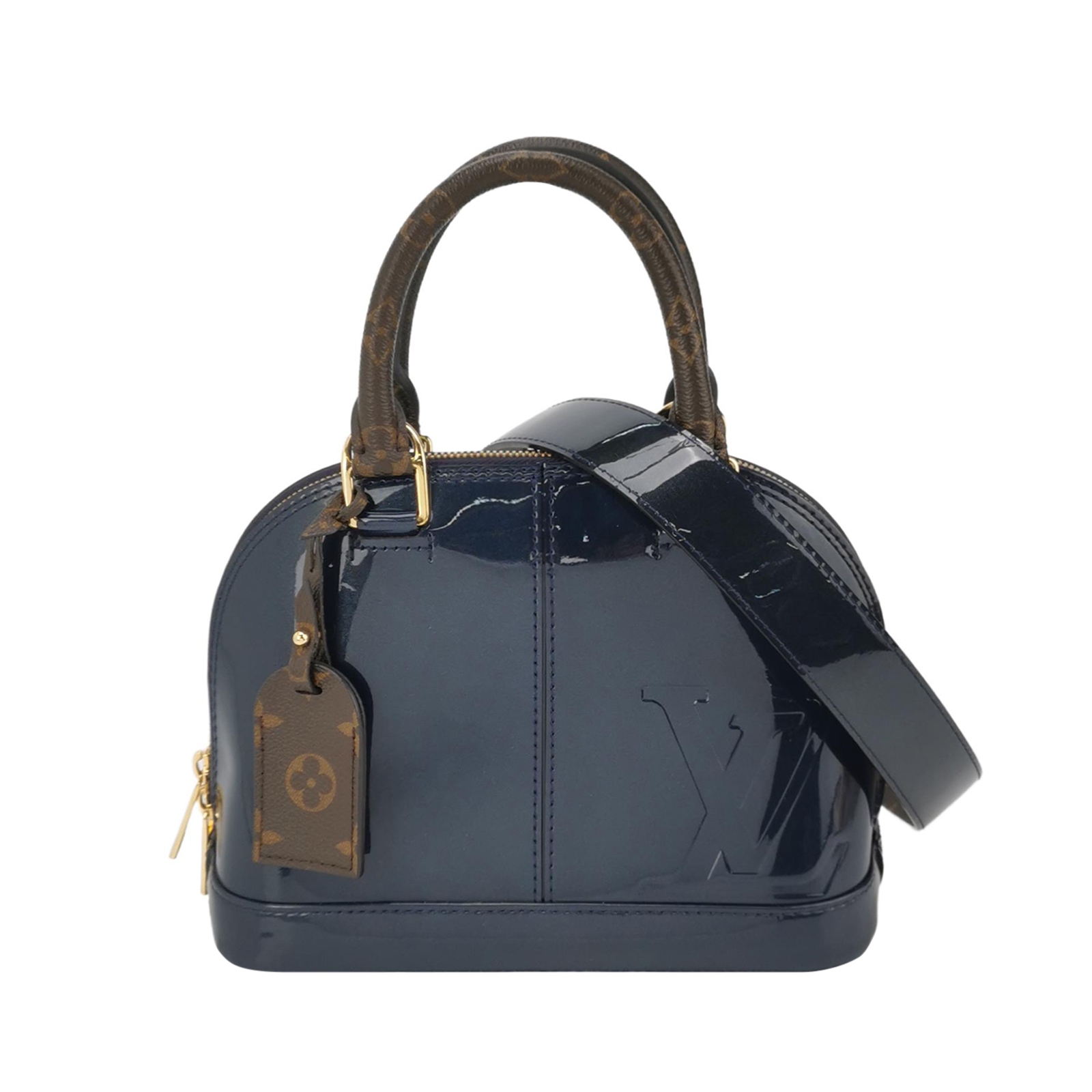 Louis Vuitton(LV) Alma Handbag Vernis with Monogram Canvas BB — photo 1 of 14