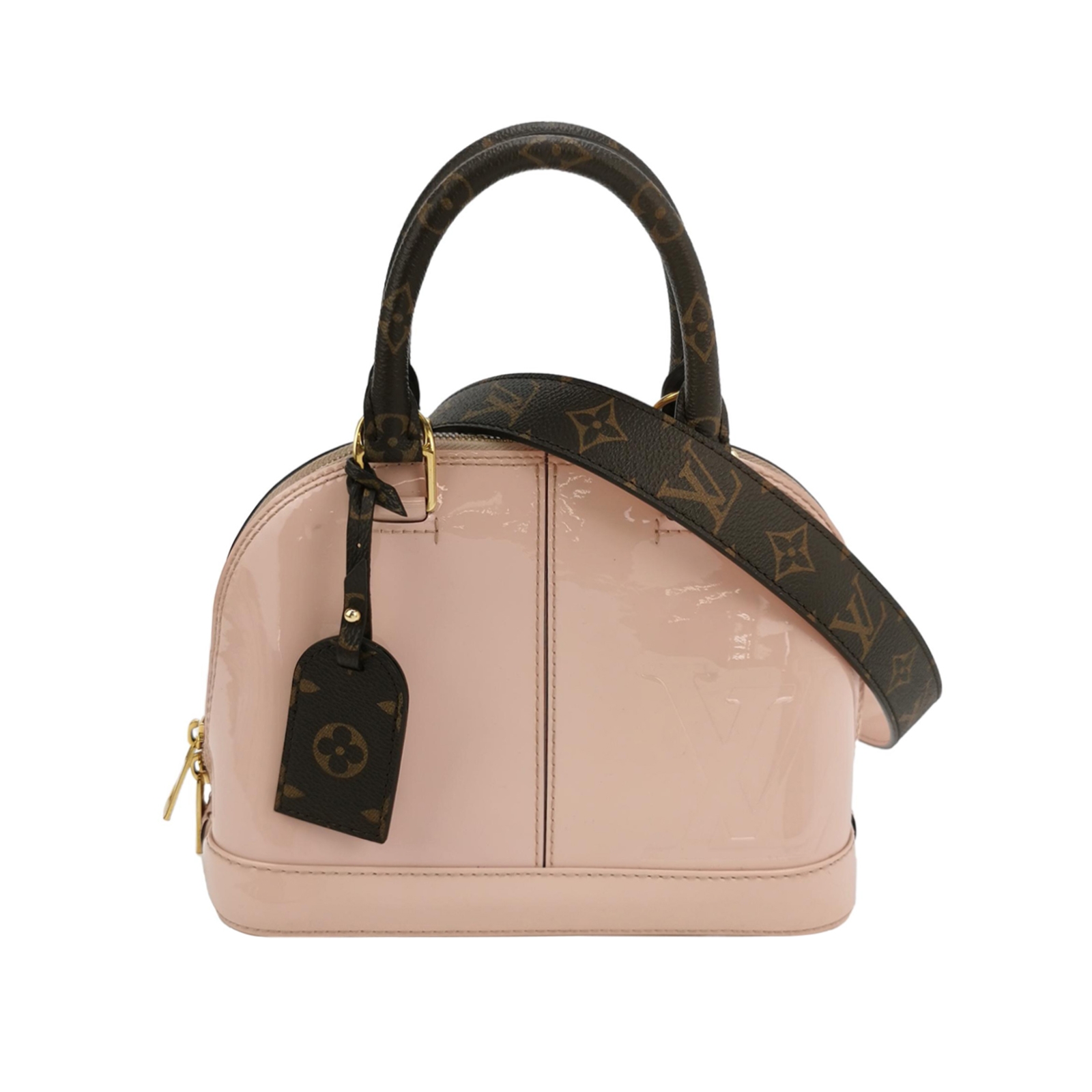 Louis Vuitton(LV) Alma Handbag Vernis with Monogram Canvas BB — photo 1 of 18