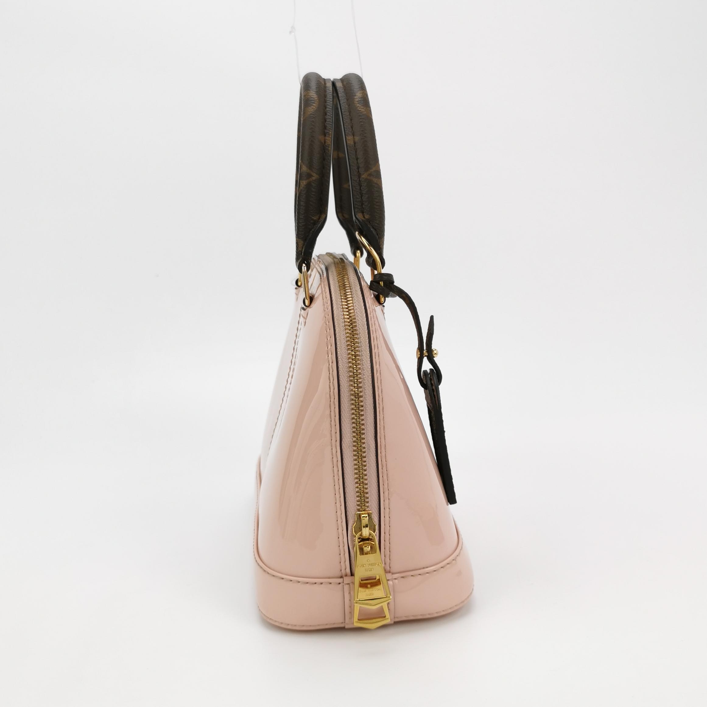 Louis Vuitton(LV) Alma Handbag Vernis with Monogram Canvas BB — photo 4 of 18