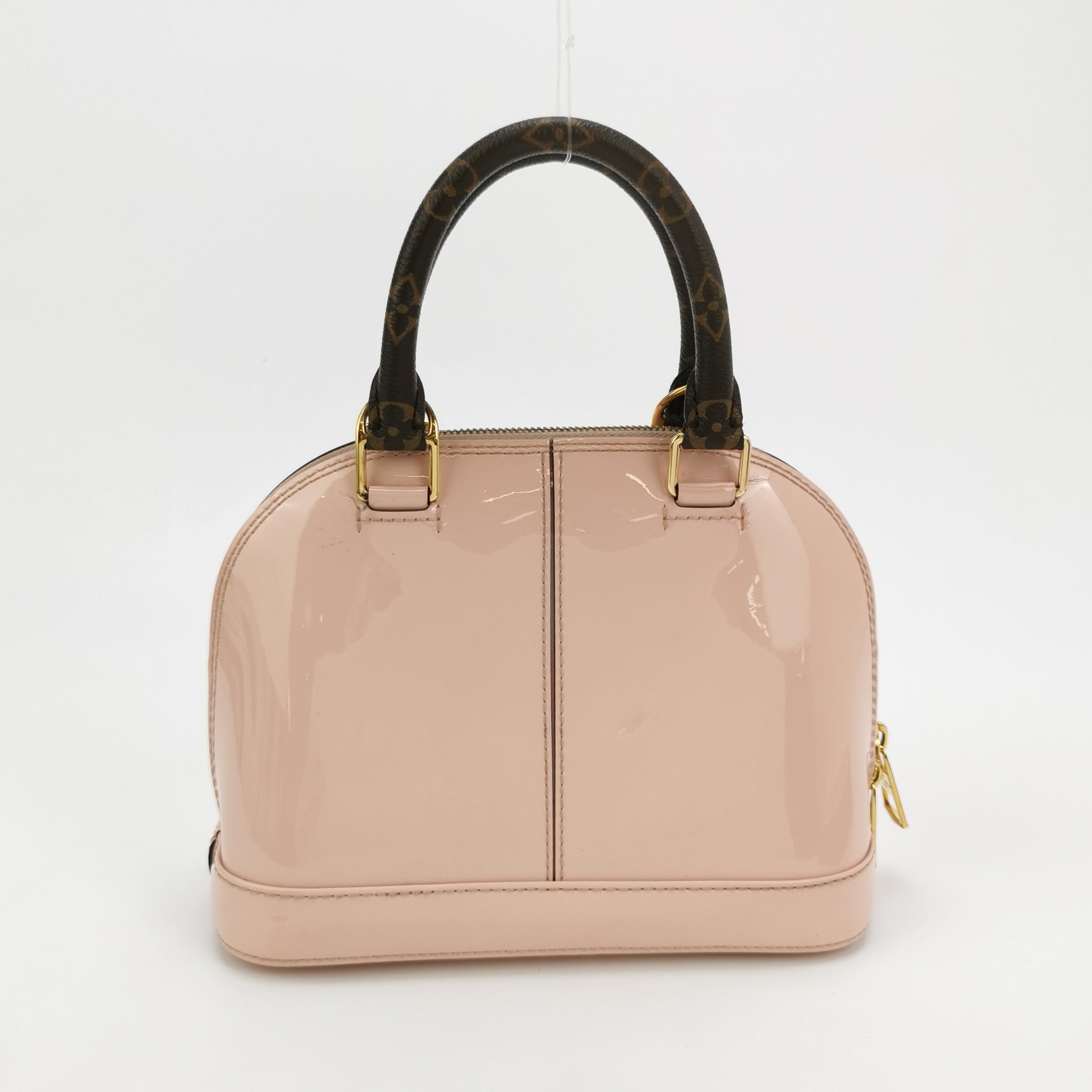 Louis Vuitton(LV) Alma Handbag Vernis with Monogram Canvas BB — photo 5 of 18