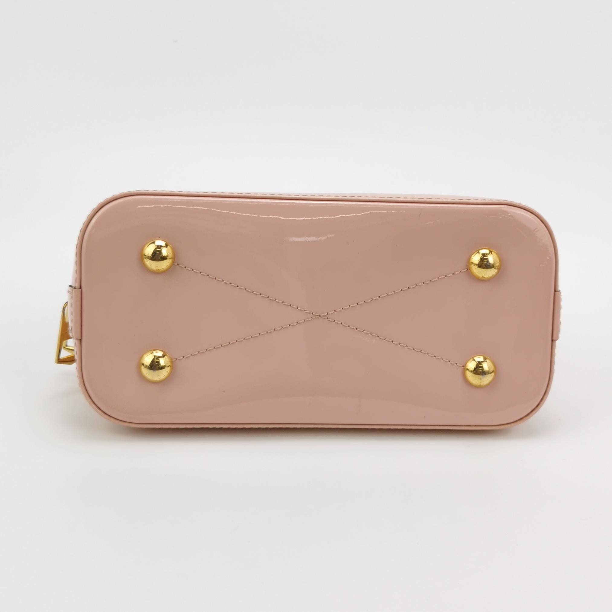 Louis Vuitton(LV) Alma Handbag Vernis with Monogram Canvas BB — photo 6 of 18