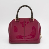 Louis Vuitton(LV) Alma Handbag Vernis with Monogram Canvas BB — thumbnail 3