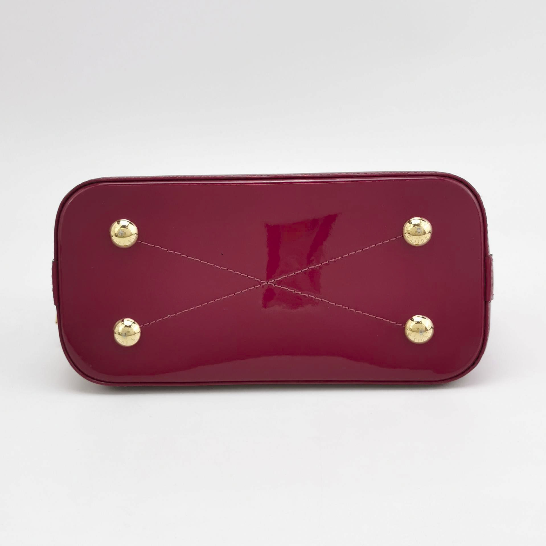 Louis Vuitton(LV) Alma Handbag Vernis with Monogram Canvas BB — photo 4 of 10