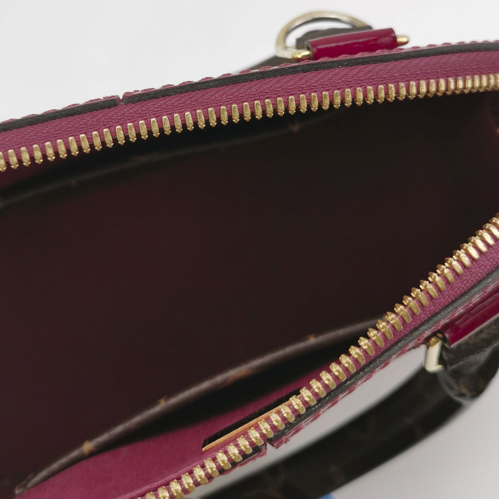 Louis Vuitton(LV) Alma Handbag Vernis with Monogram Canvas BB — photo 6 of 10