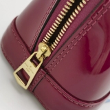 Louis Vuitton(LV) Alma Handbag Vernis with Monogram Canvas BB — thumbnail 8