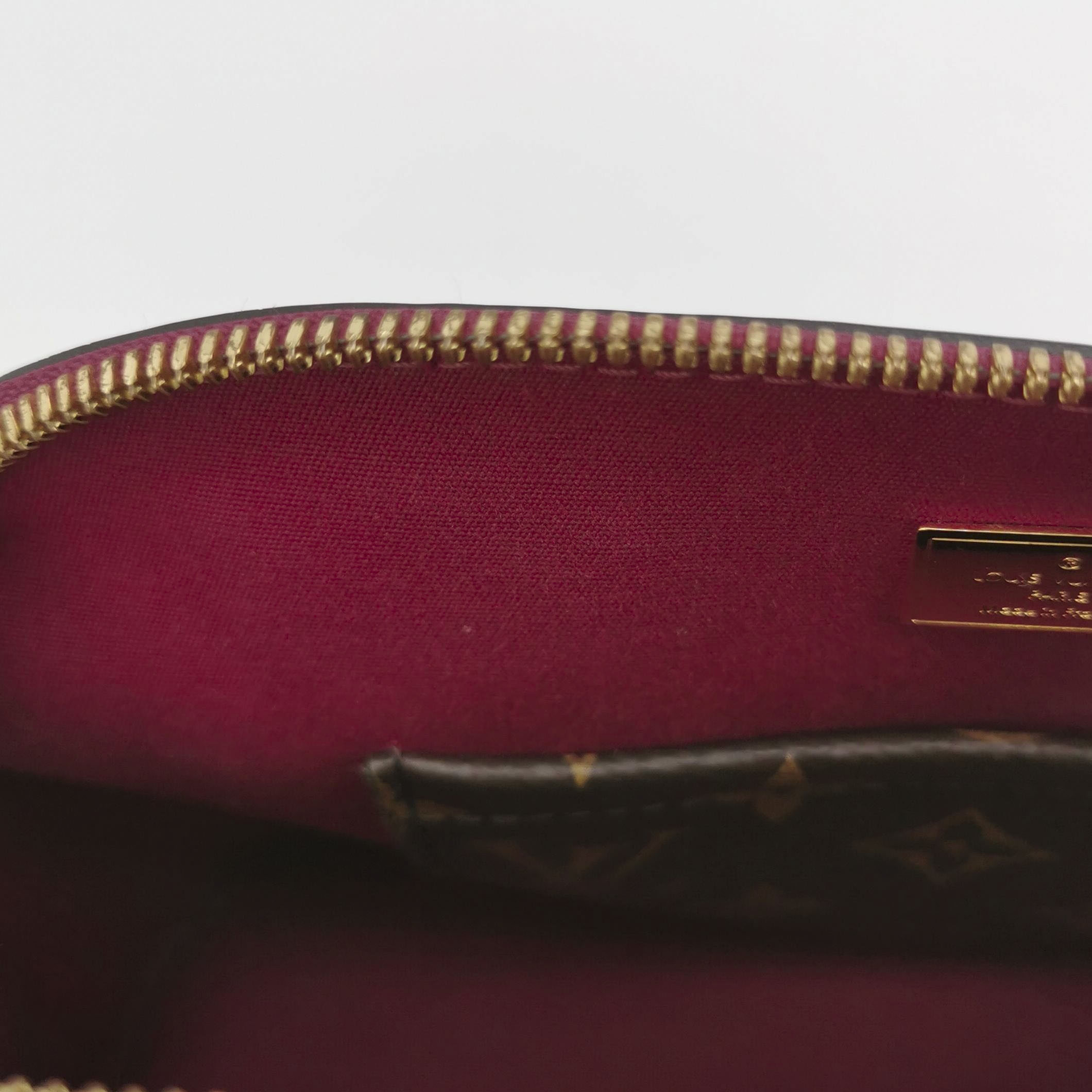 Louis Vuitton(LV) Alma Handbag Vernis with Monogram Canvas BB — photo 10 of 10