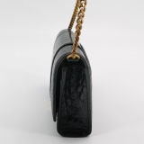 Balenciaga Hourglass Chain Wallet Crocodile Embossed Leather — thumbnail 3