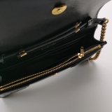 Balenciaga Hourglass Chain Wallet Crocodile Embossed Leather — thumbnail 7