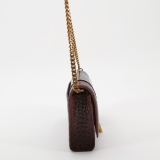 Balenciaga Hourglass Chain Wallet Crocodile Embossed Leather — thumbnail 4